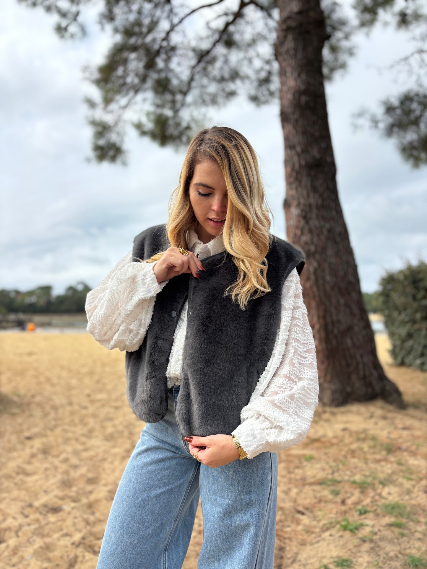Veste sans manches MYO Gris foncé