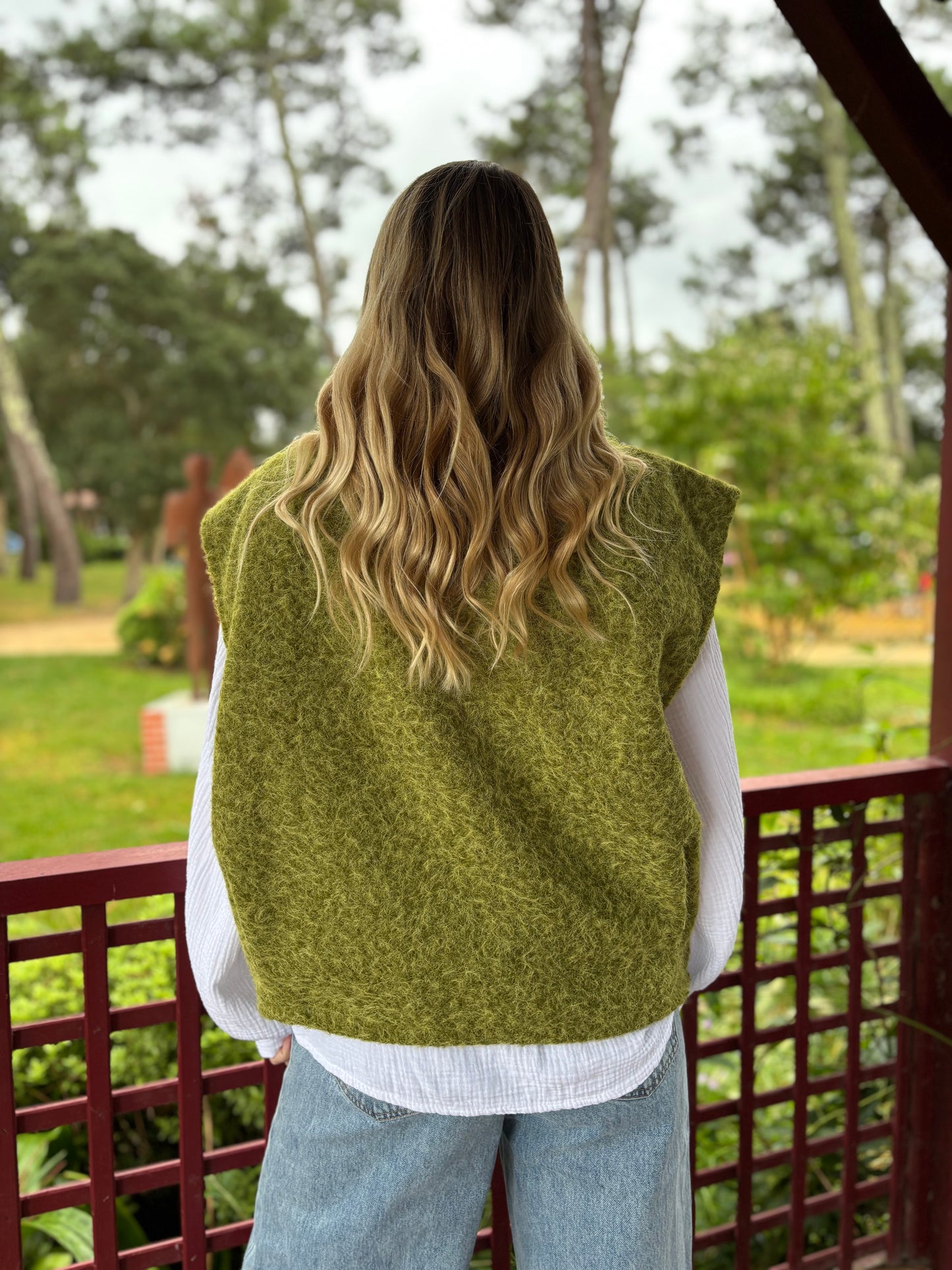 Veste sans manches LILI Olive