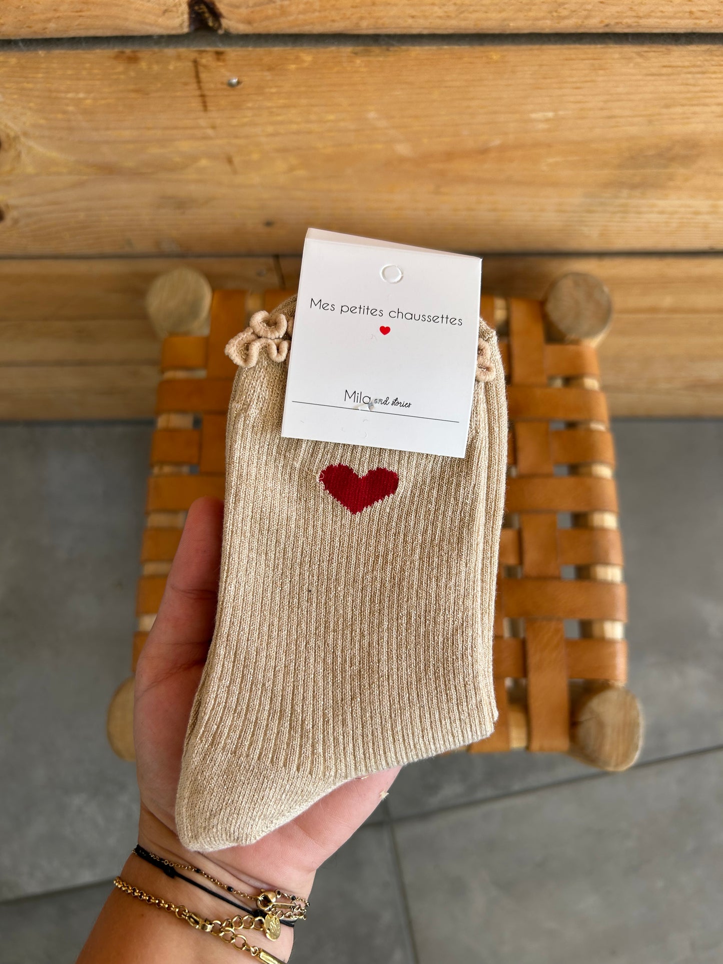 Chaussettes COEUR montantes