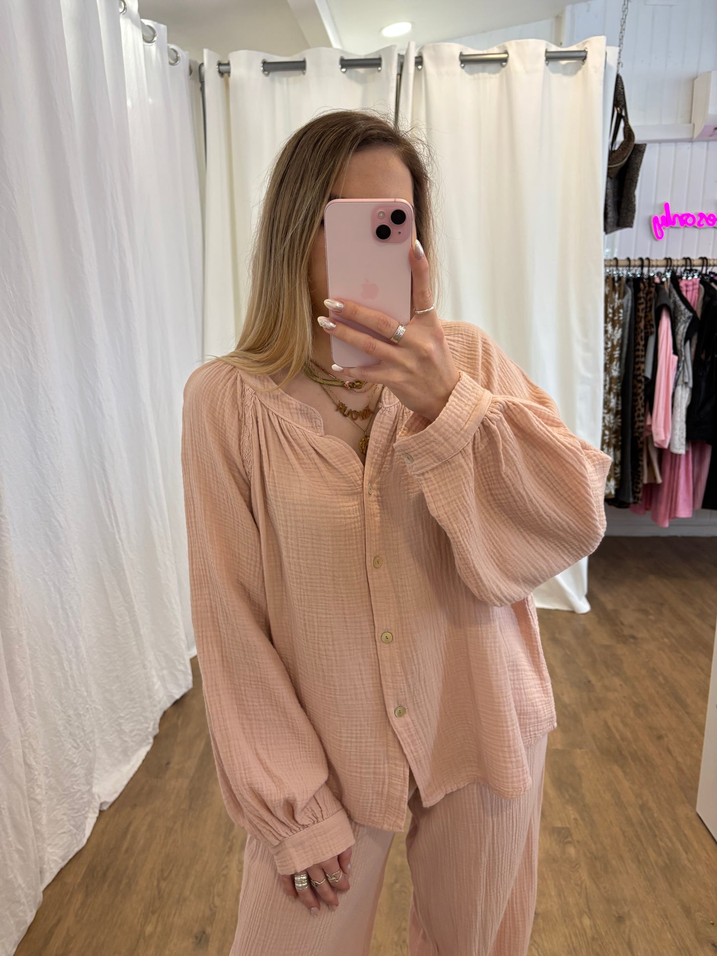 Blouse LYA Rose clair