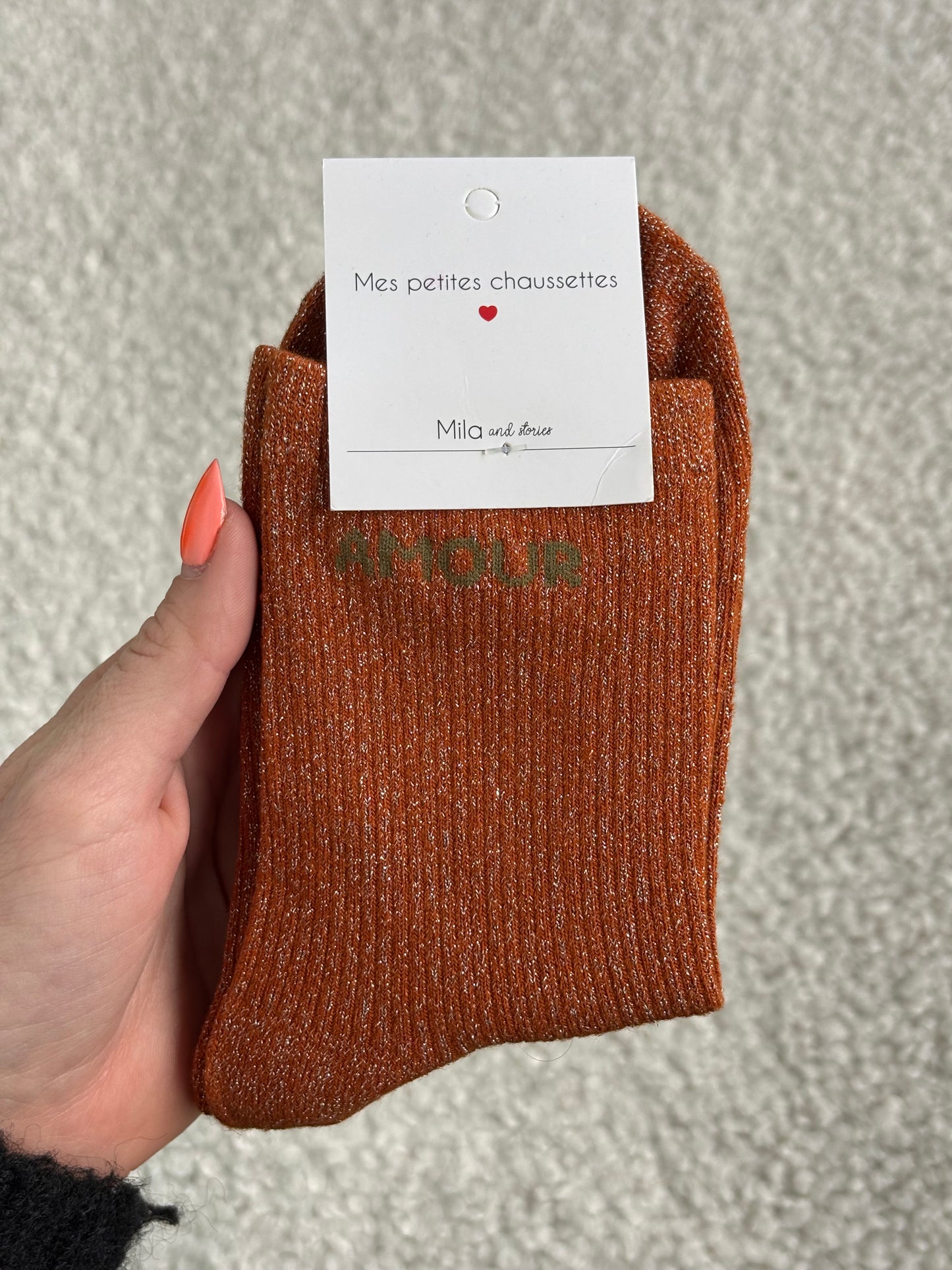 Chaussettes AMOUR montante
