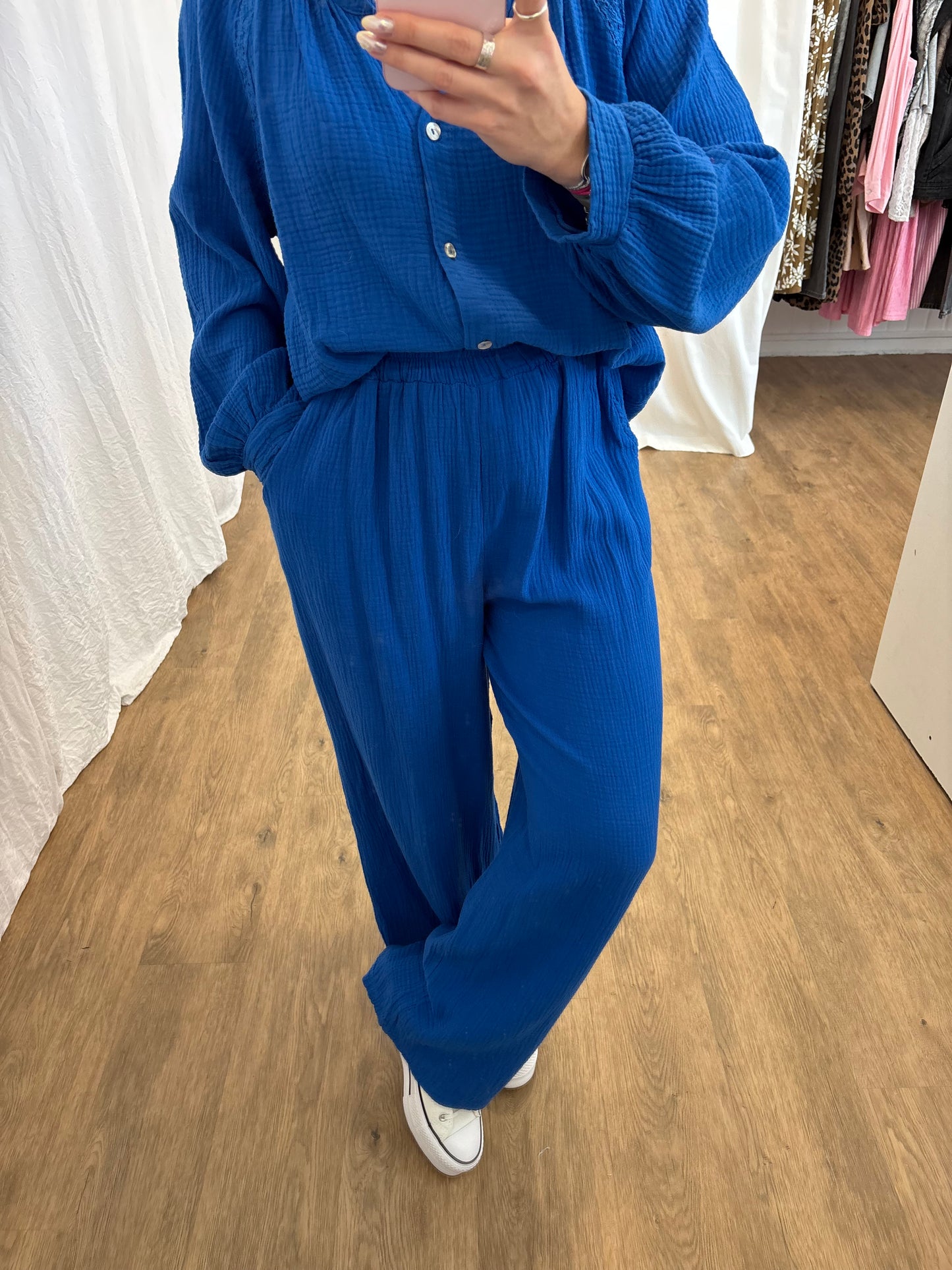 Pantalon LYA Bleu électrique