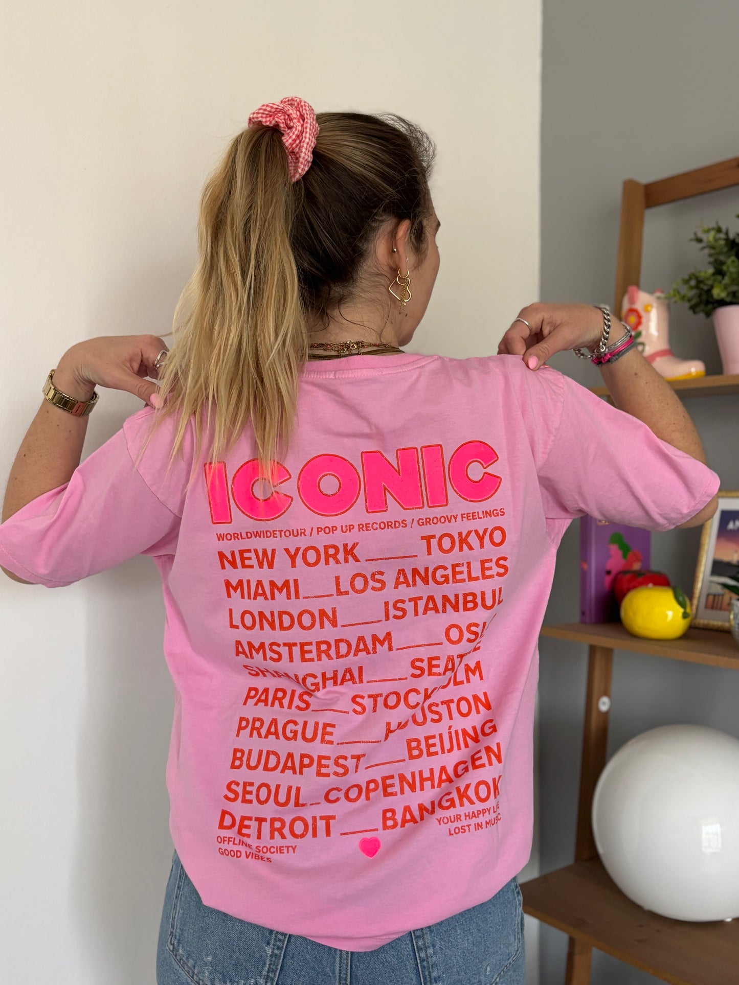 T-shirt ICONIC Rose baby