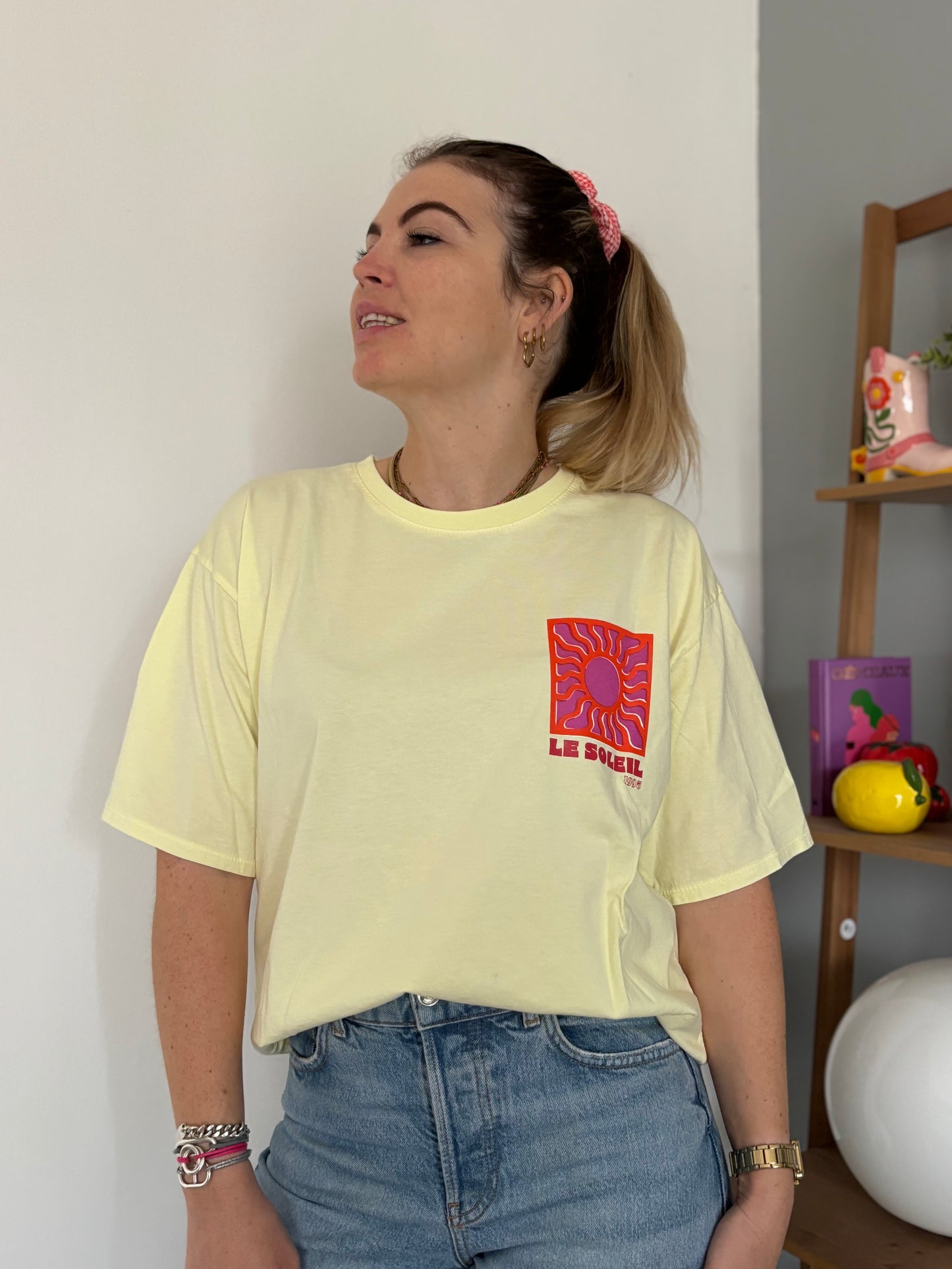 T-shirt SOLEIL Jaune