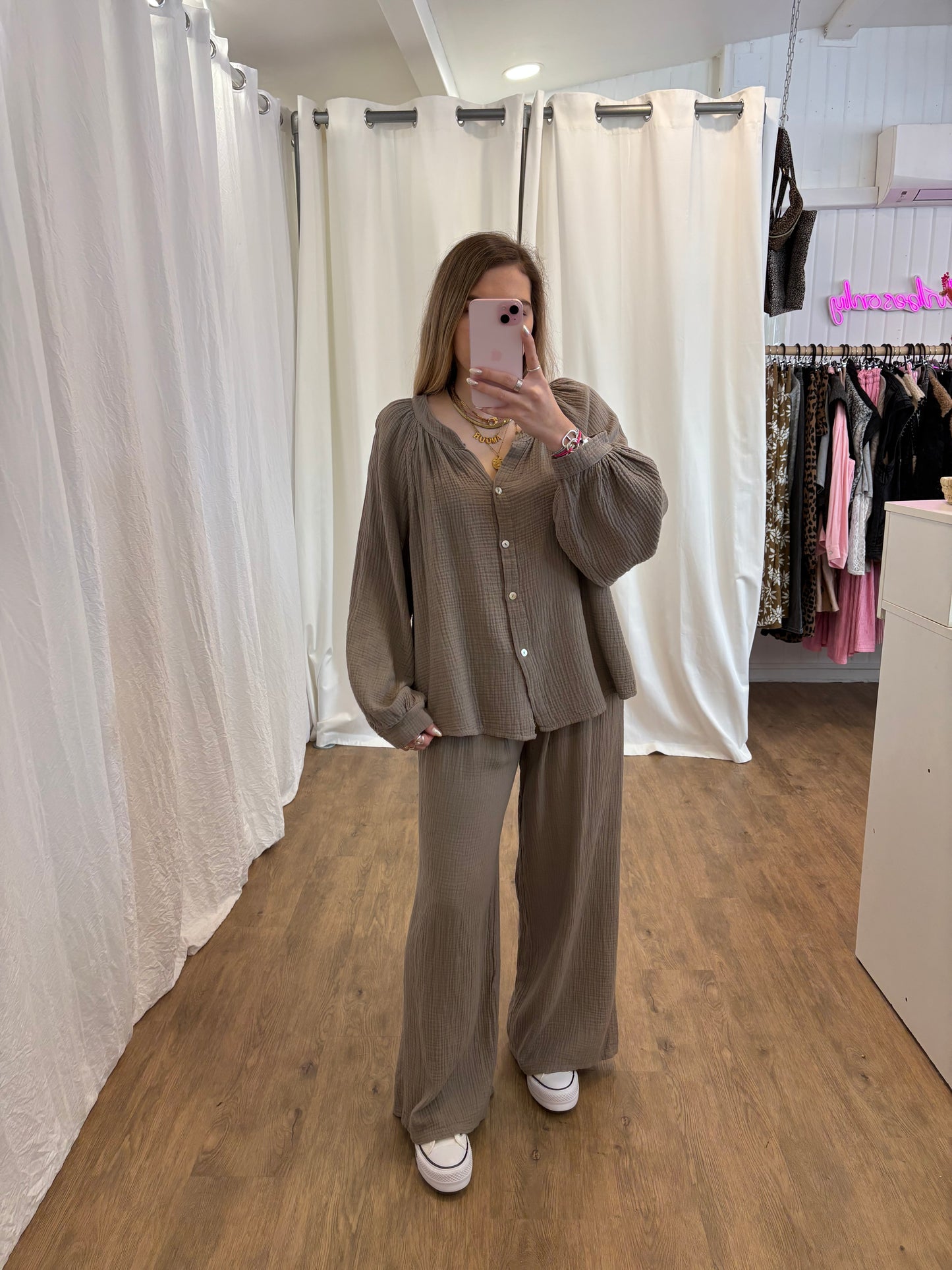 Blouse LYA Taupe
