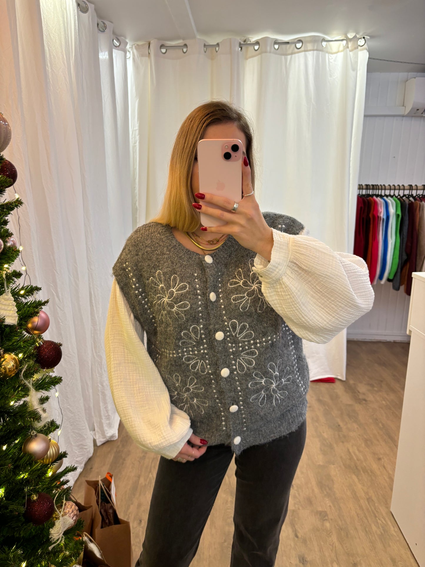 Gilet ALBA sans manches Gris
