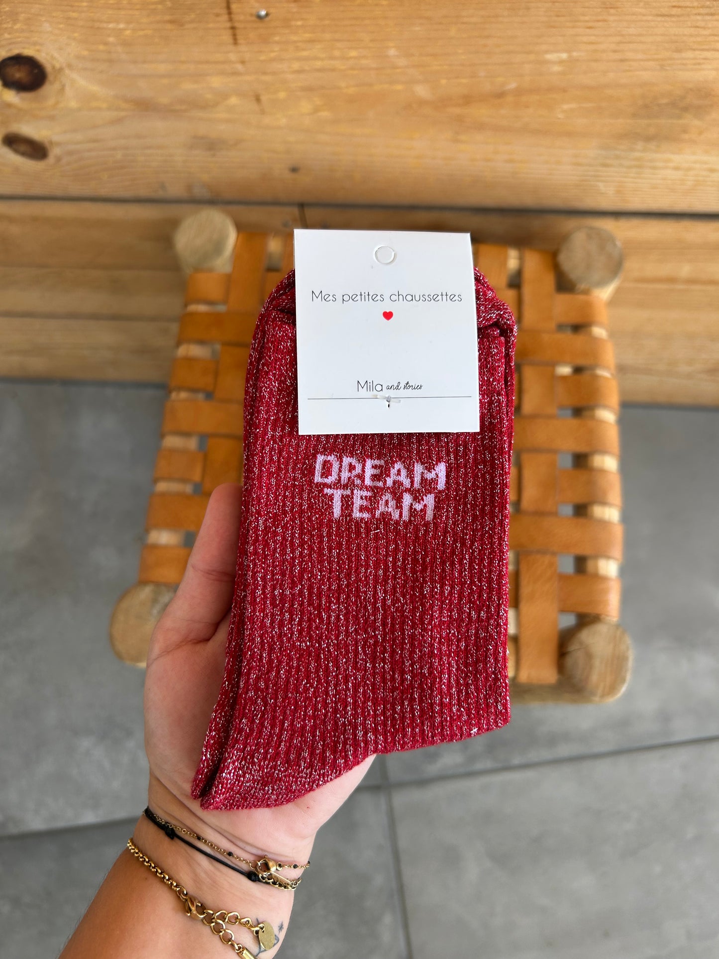 Chaussettes DREAM TEAM montantes