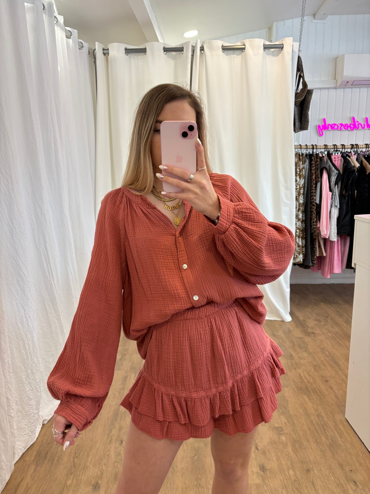 Blouse LYA Terracotta