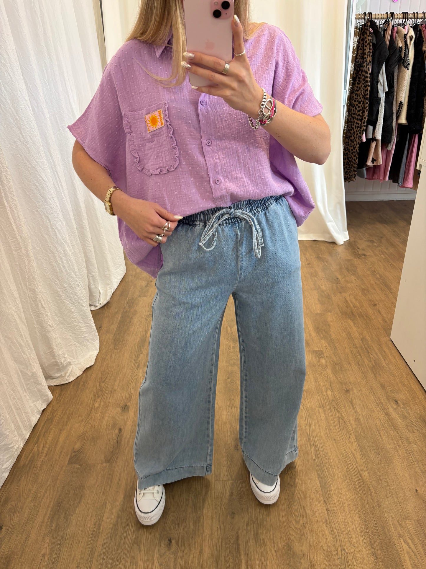 Jean VANILLE Bleu clair