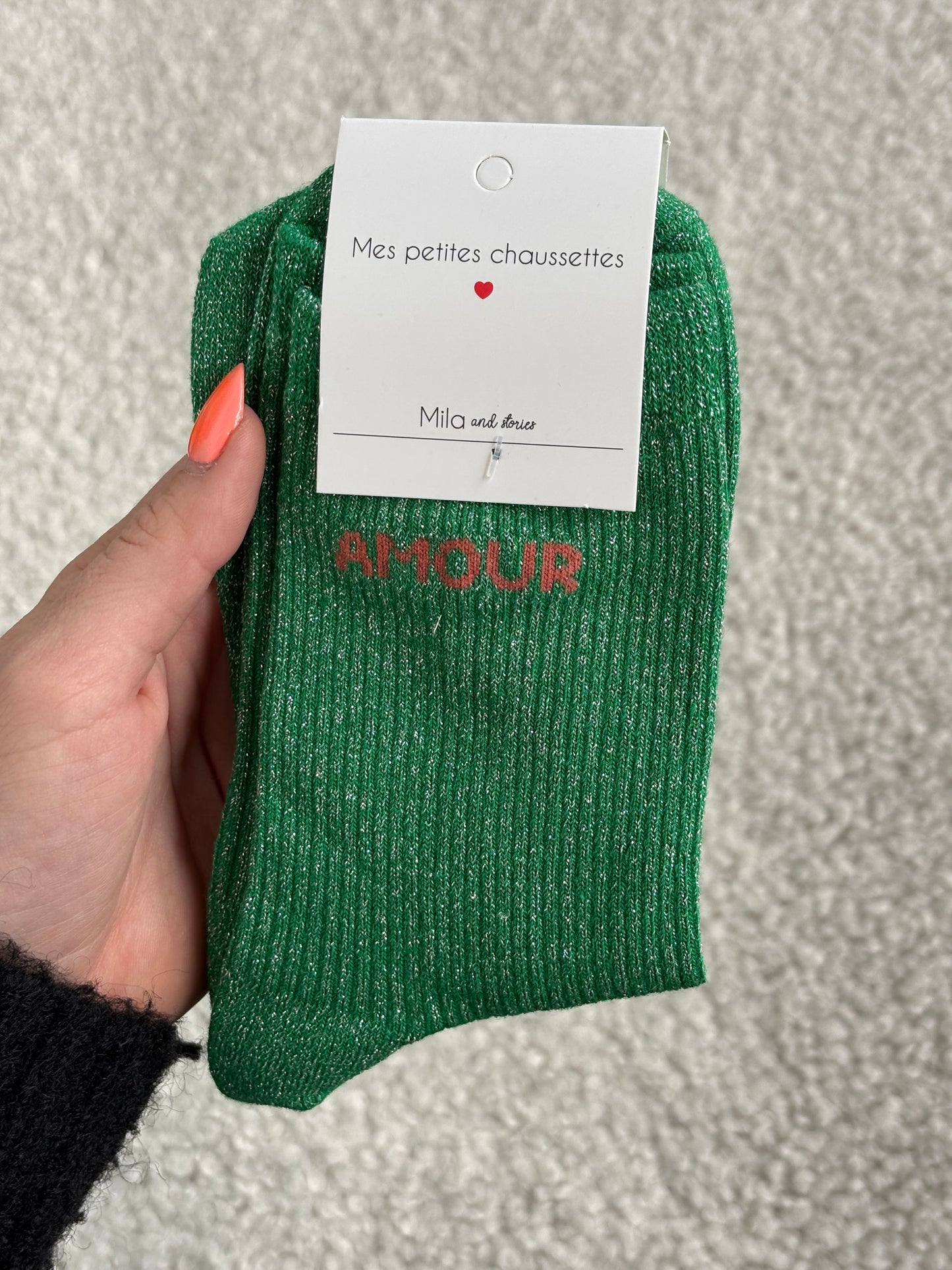 Chaussettes AMOUR montante