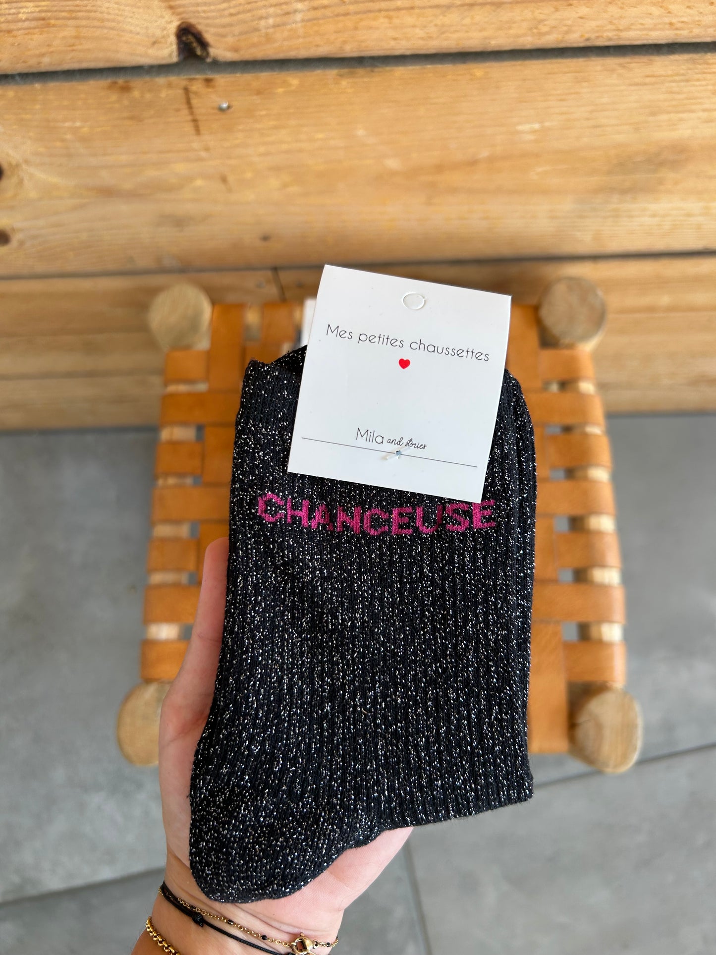 Chaussettes CHANCEUSE montantes