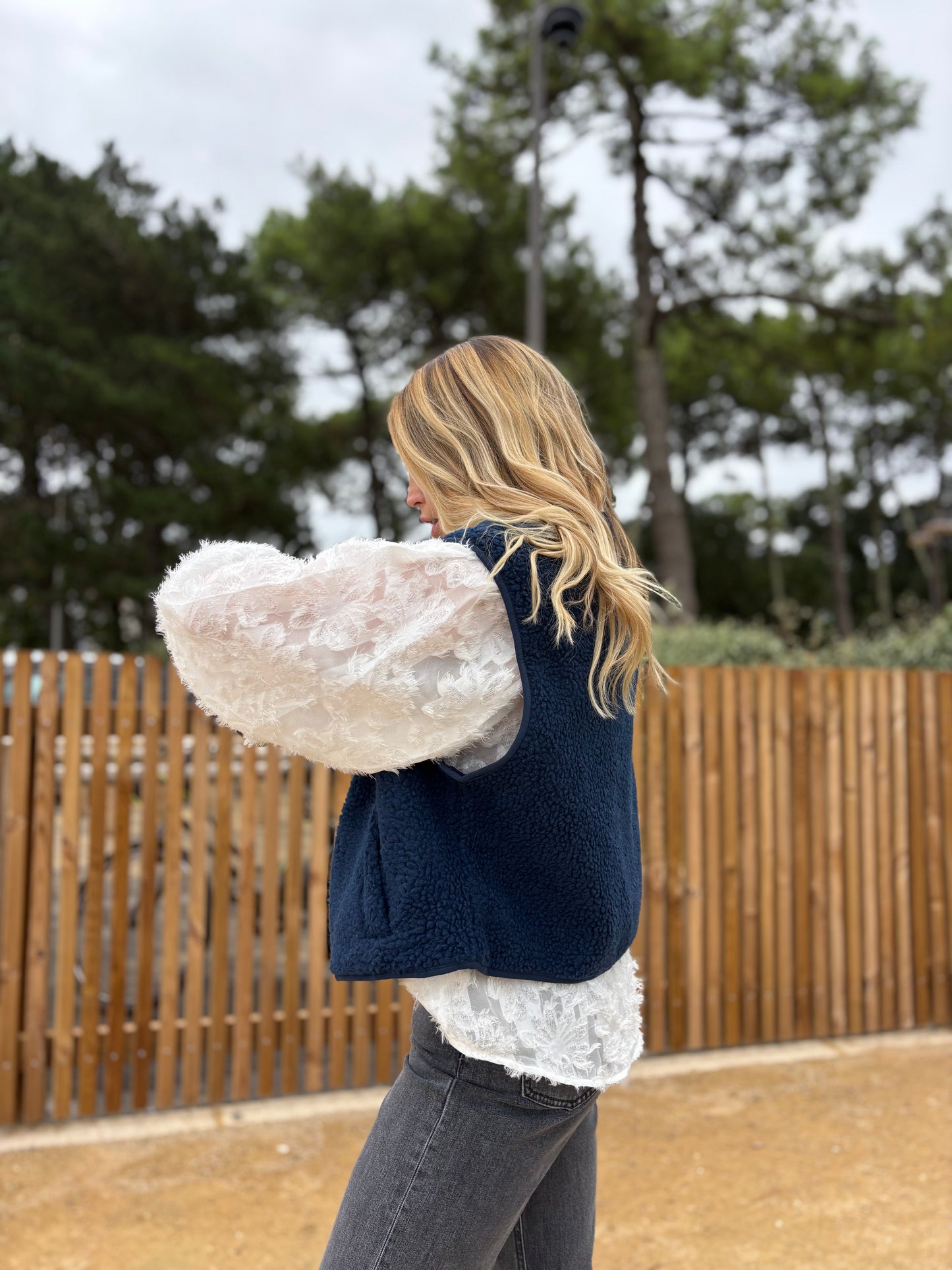 Veste sans manches ABY Bleu marine