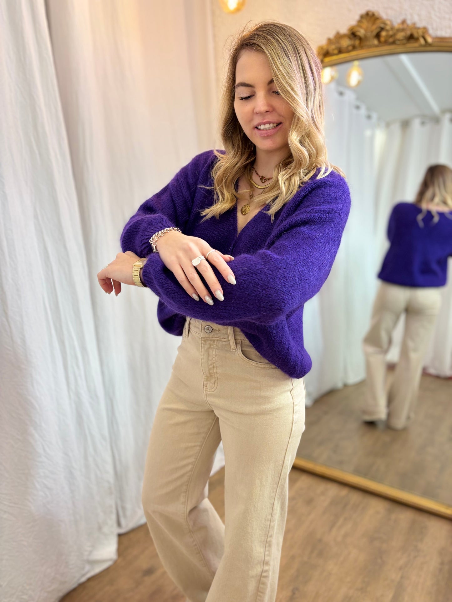64 - Gilet LOU - Violet 🧡