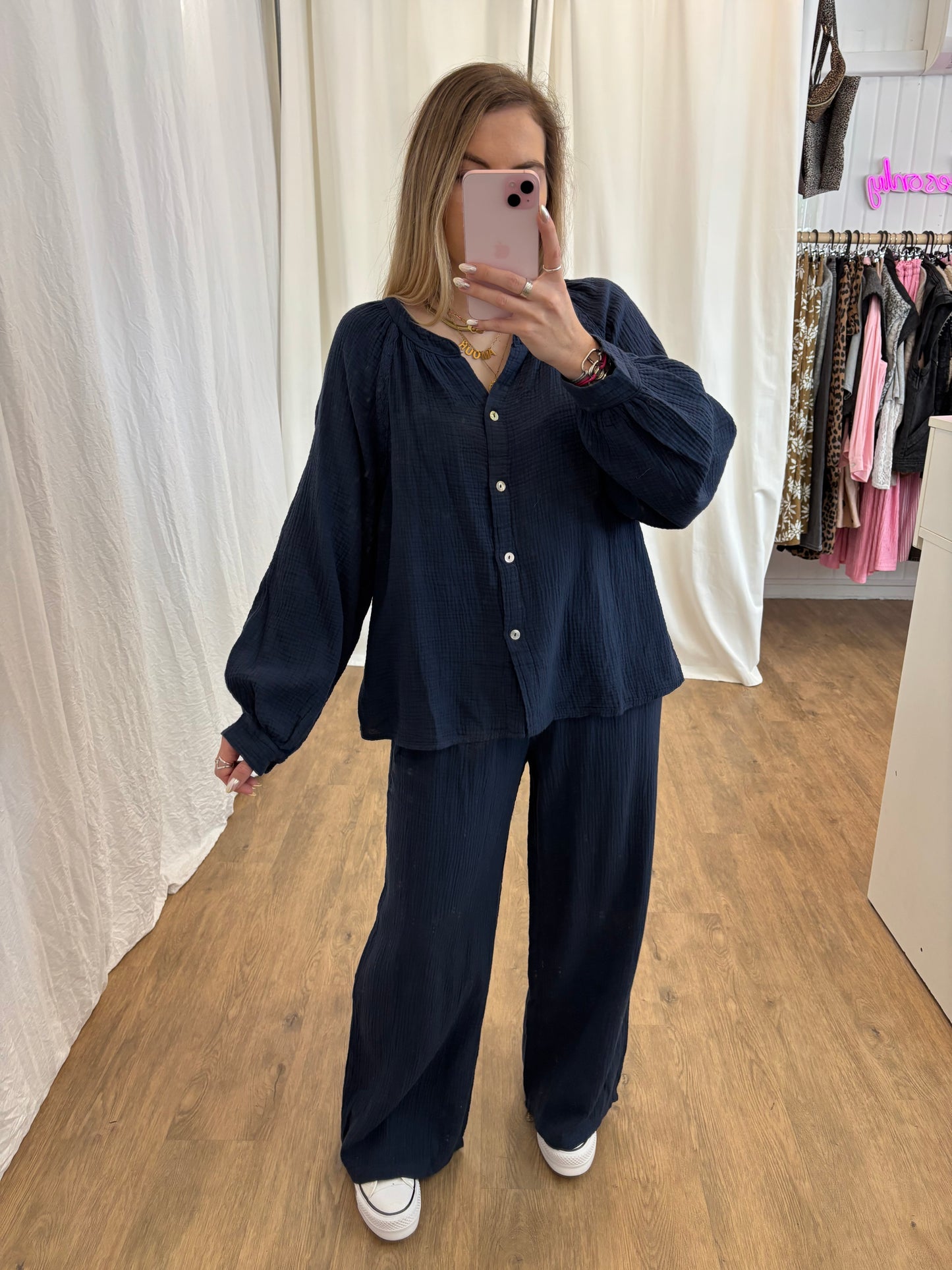 Pantalon LYA Bleu marine