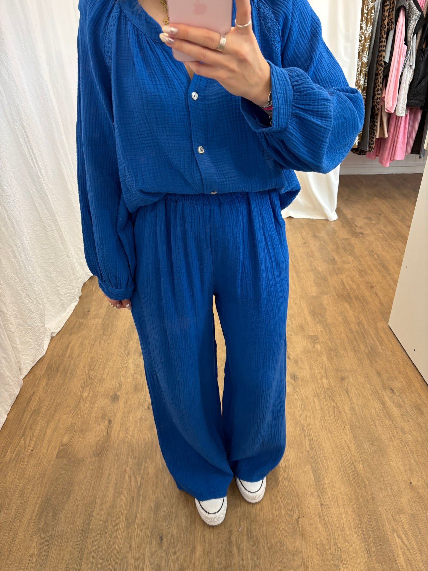Pantalon LYA Bleu électrique