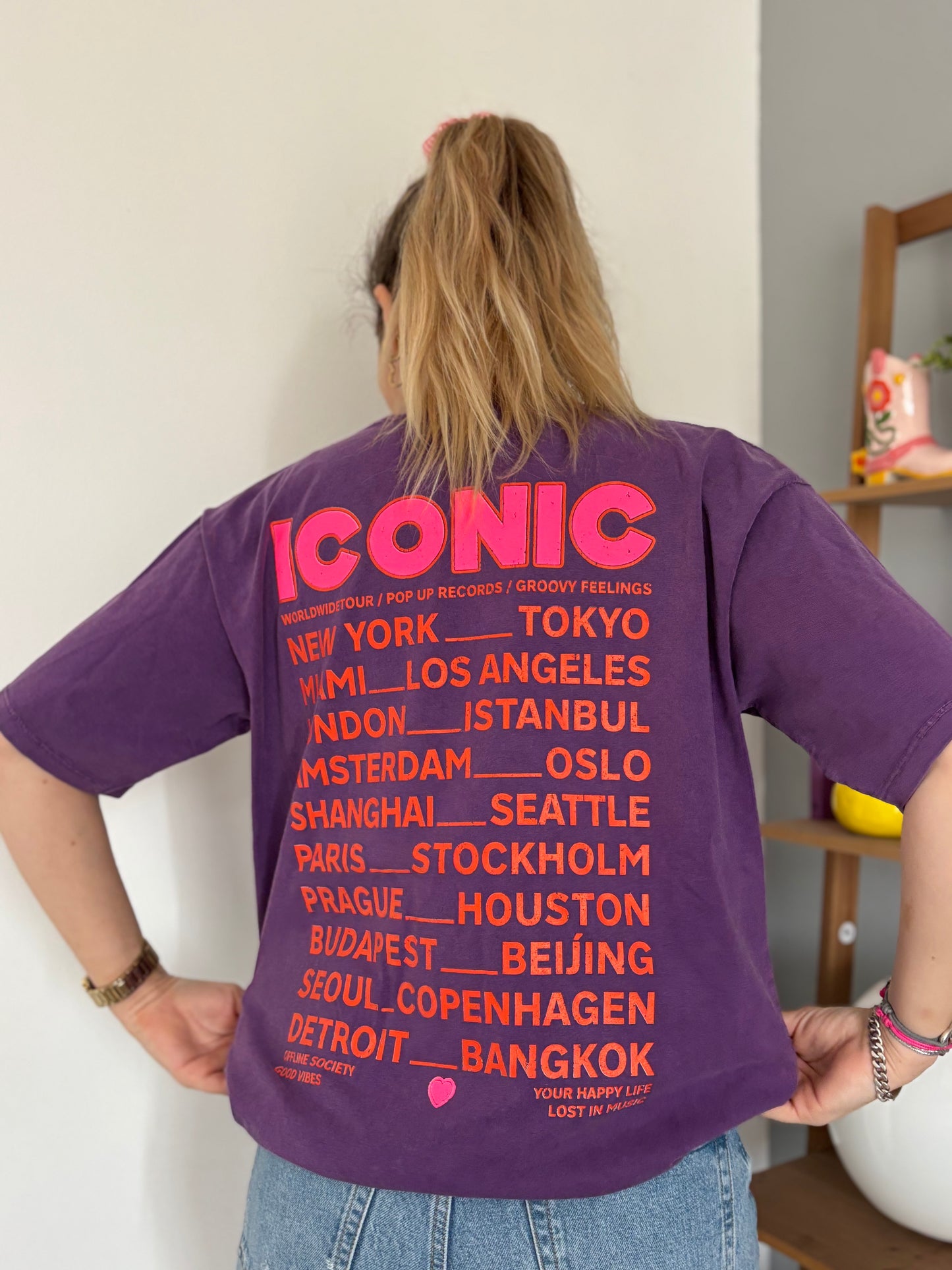 T-shirt ICONIC Violet