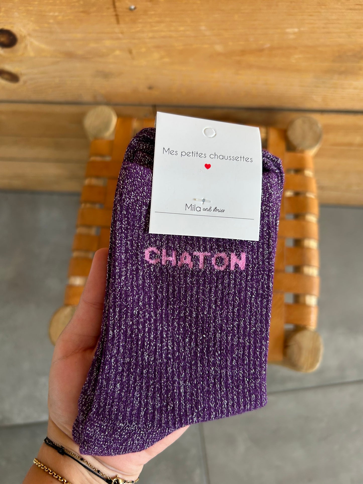 Chaussettes CHATON montantes