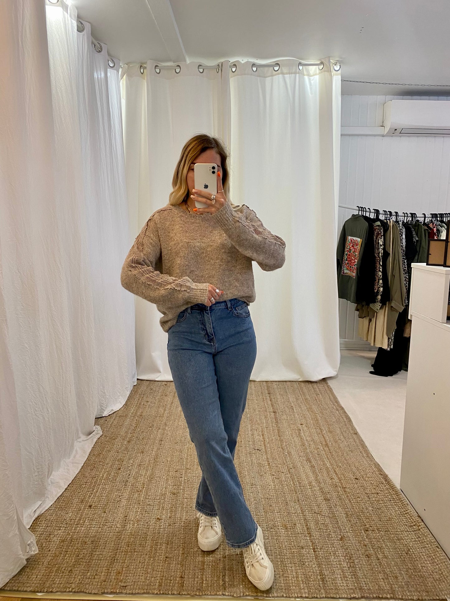 Pull MATTIA Taupe