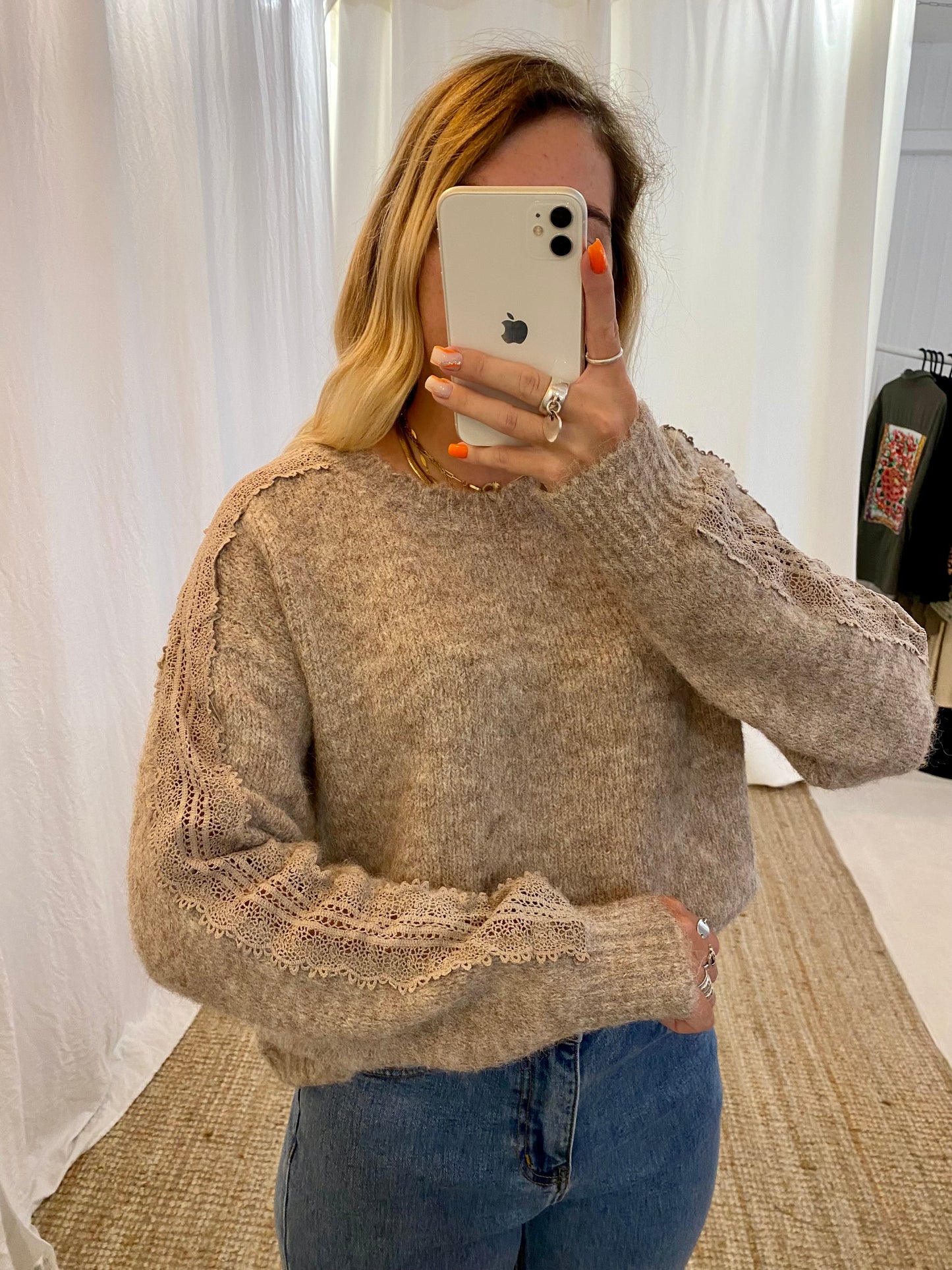 Pull MATTIA Taupe