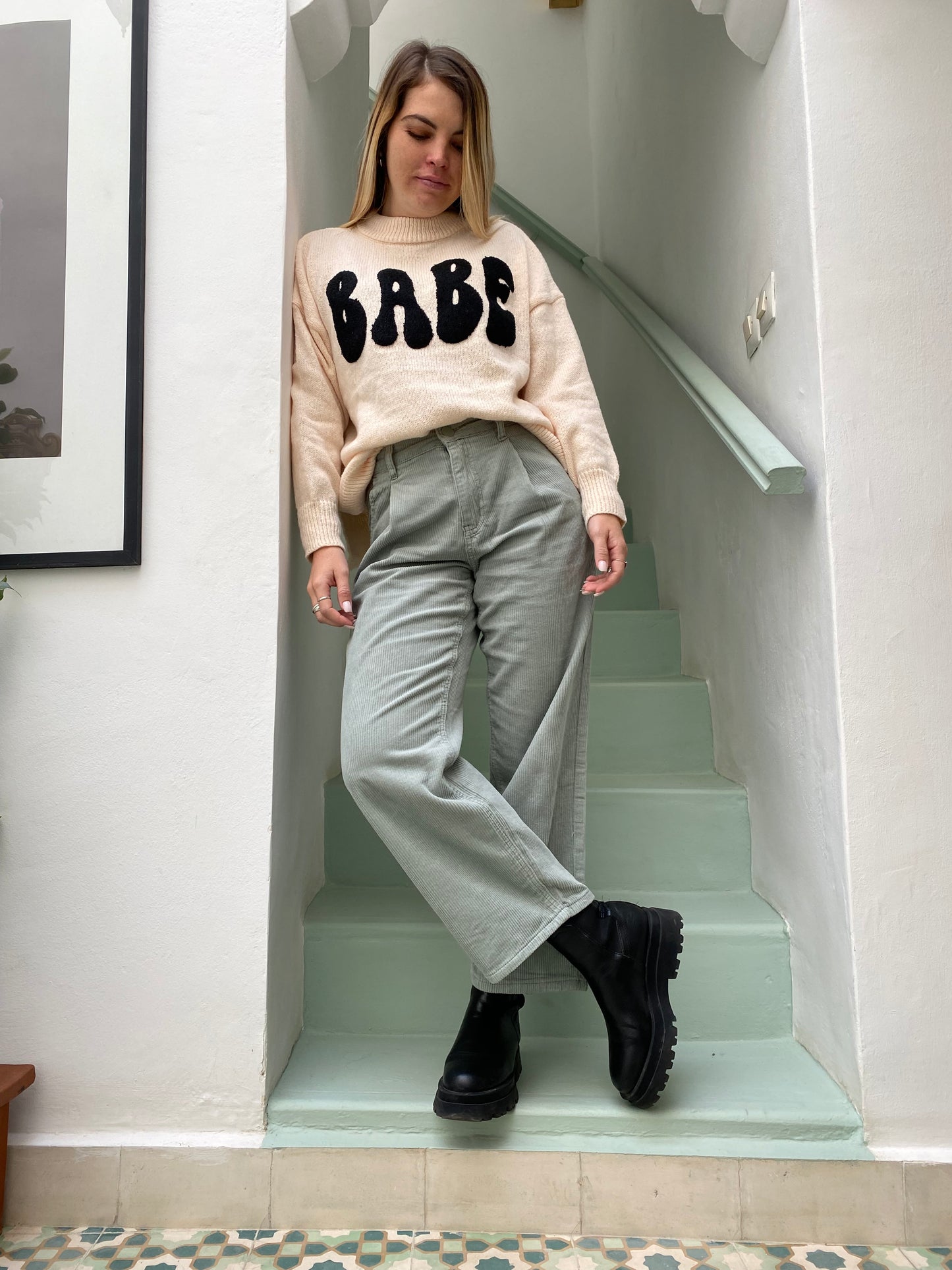 Pull BABE Écru