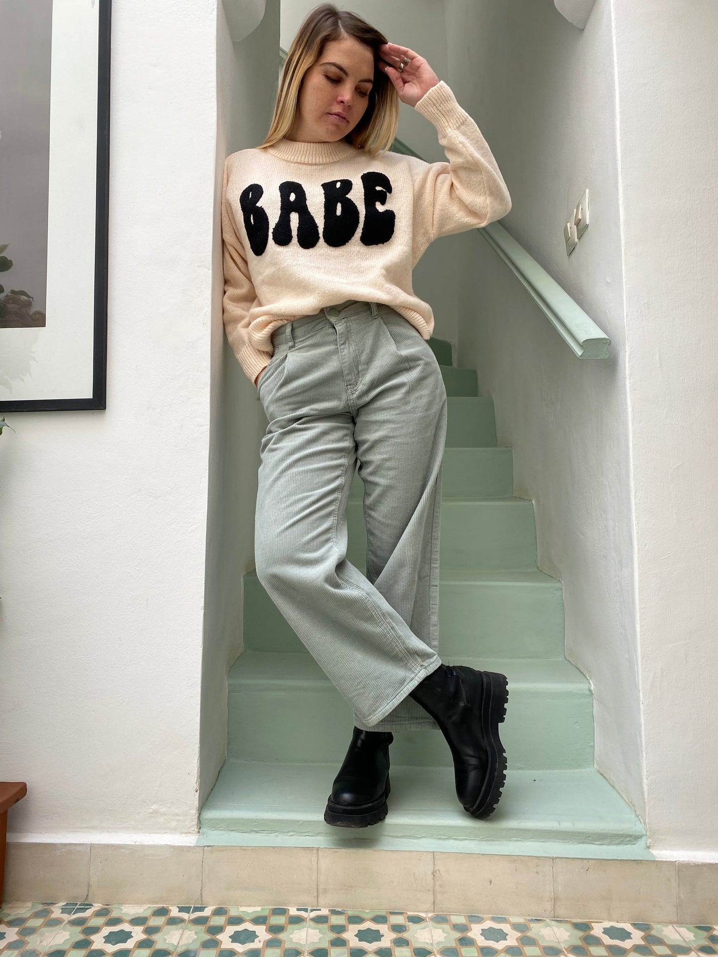 Pull BABE Écru