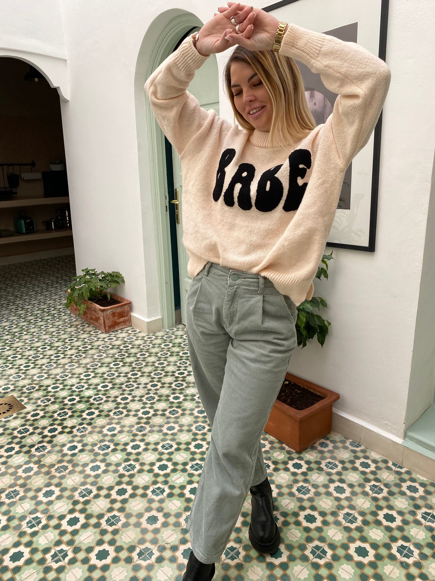 Pull BABE Écru