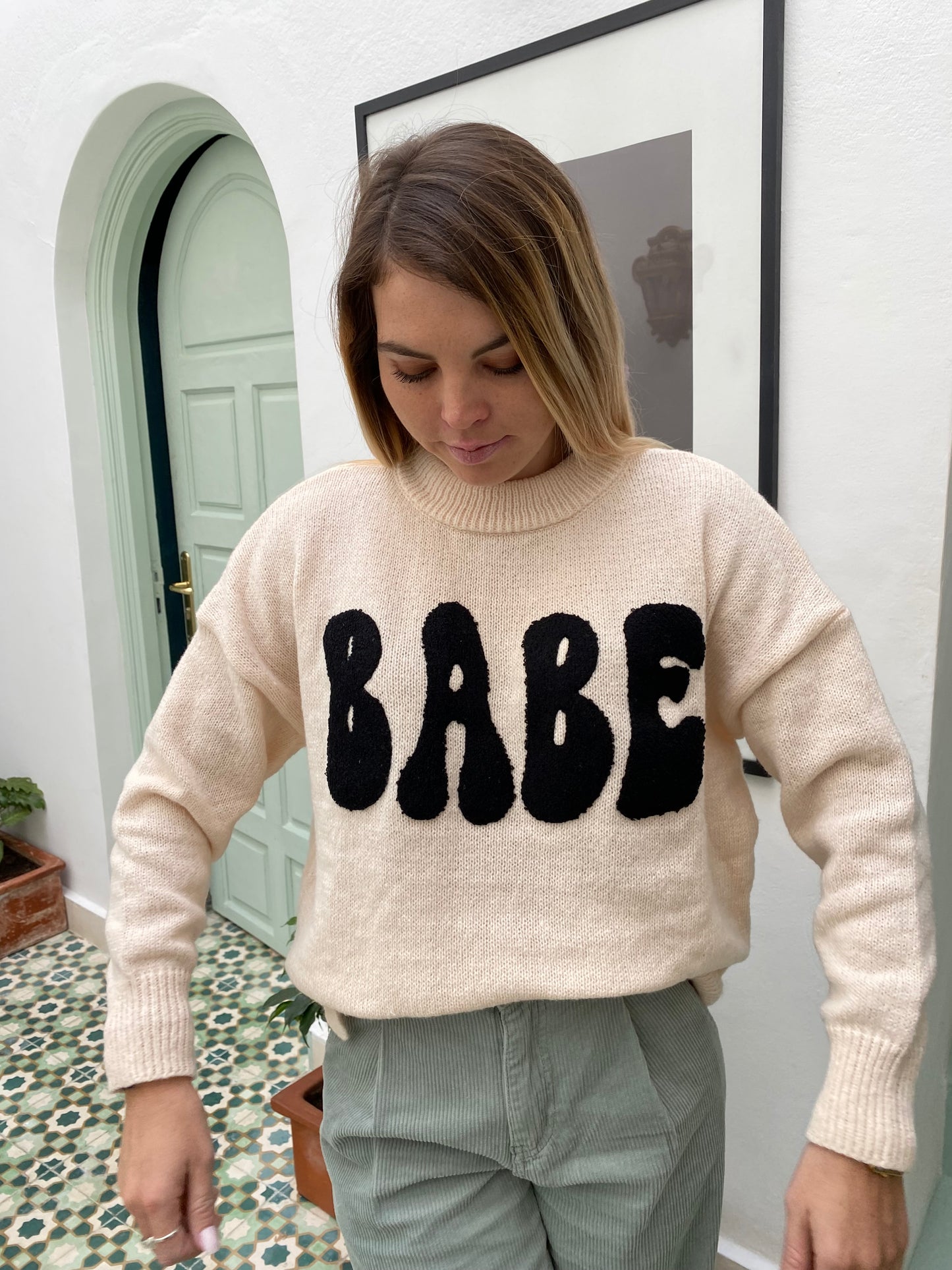 Pull BABE Écru