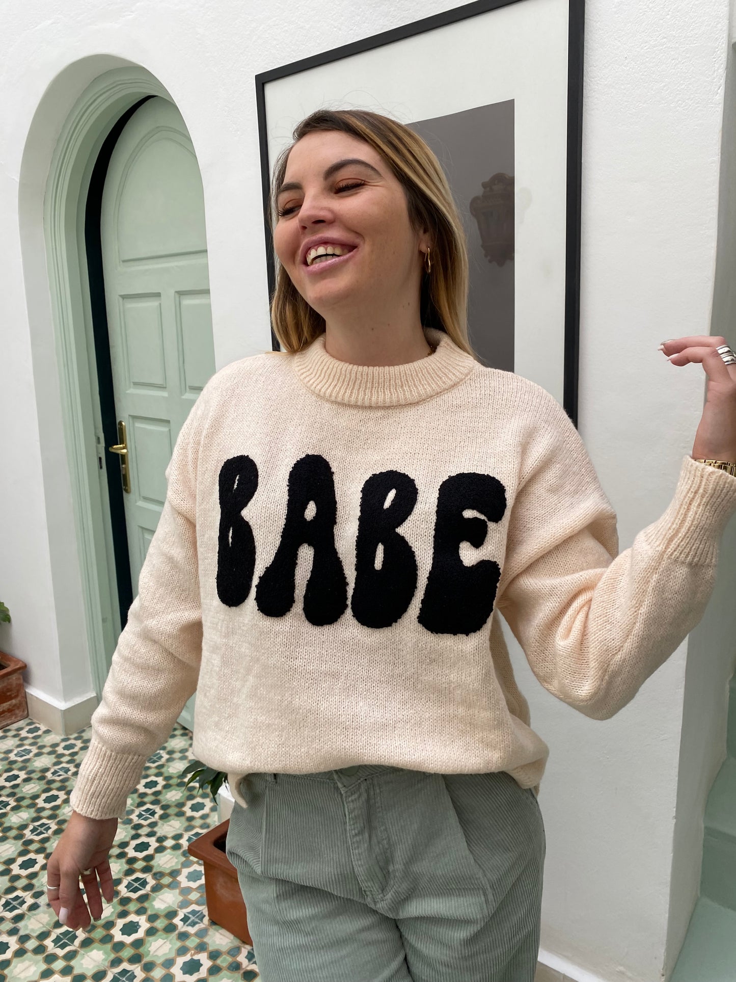 Pull BABE Écru