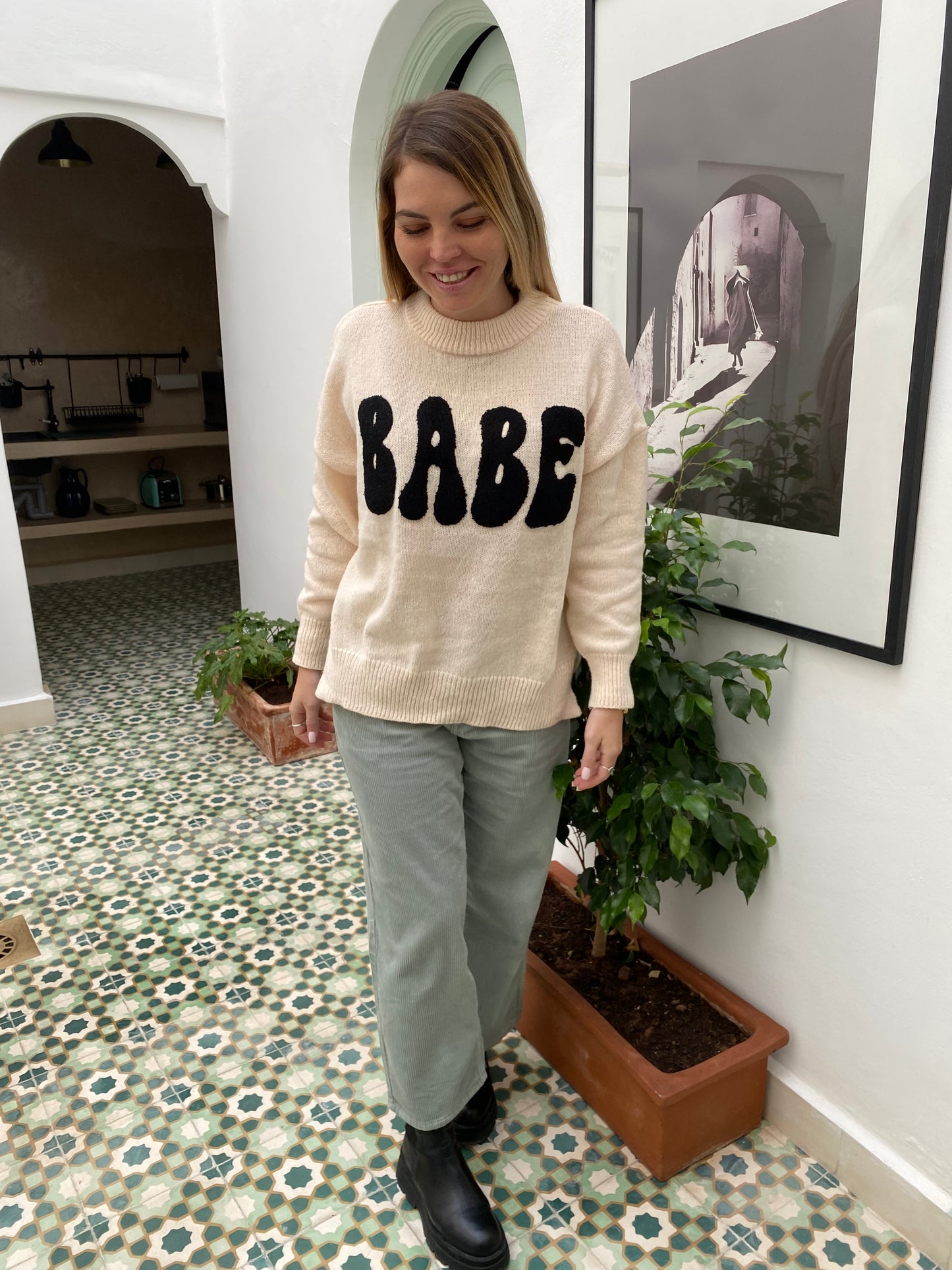 Pull BABE Écru