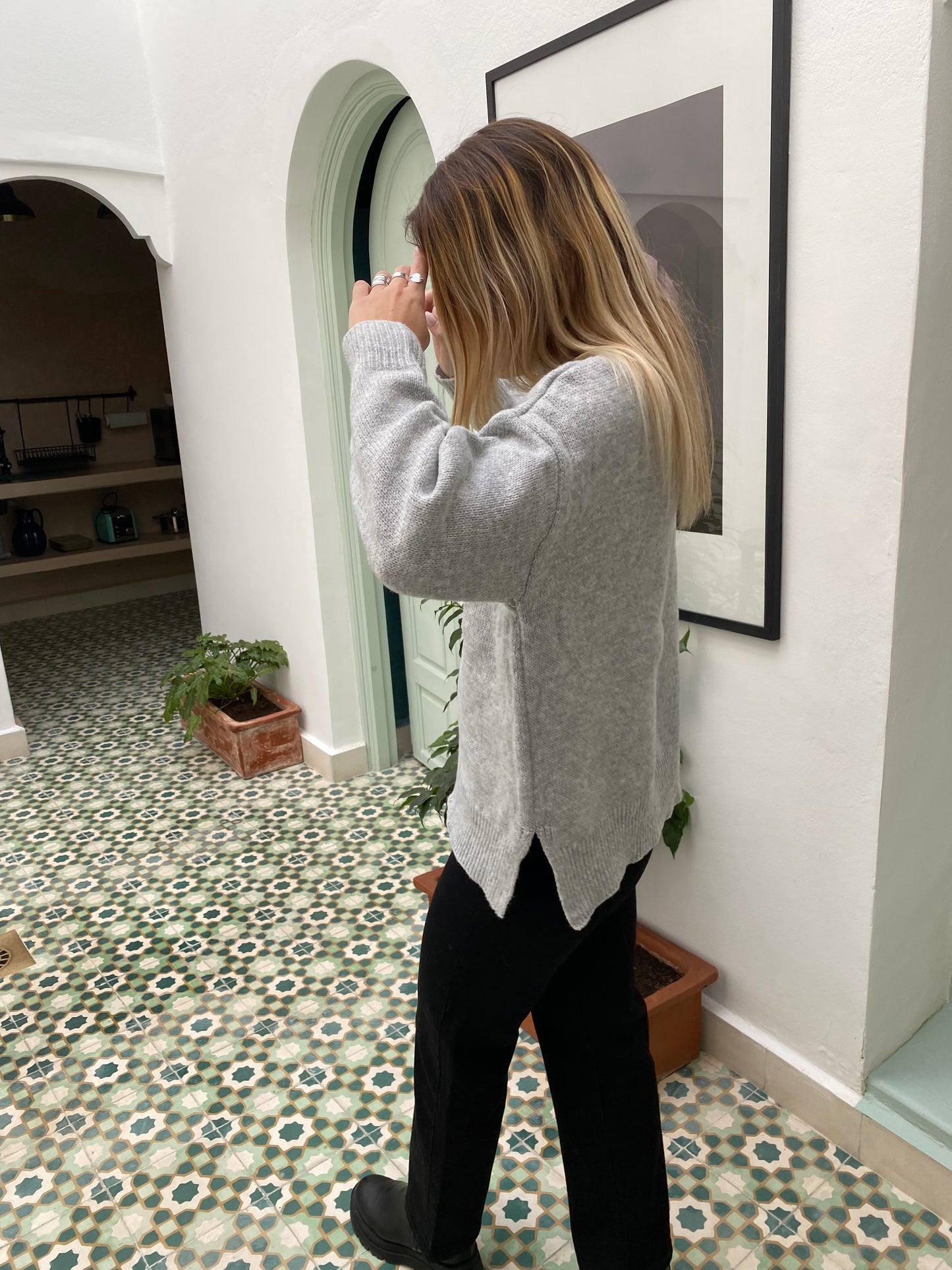 Pull AMOUR Gris