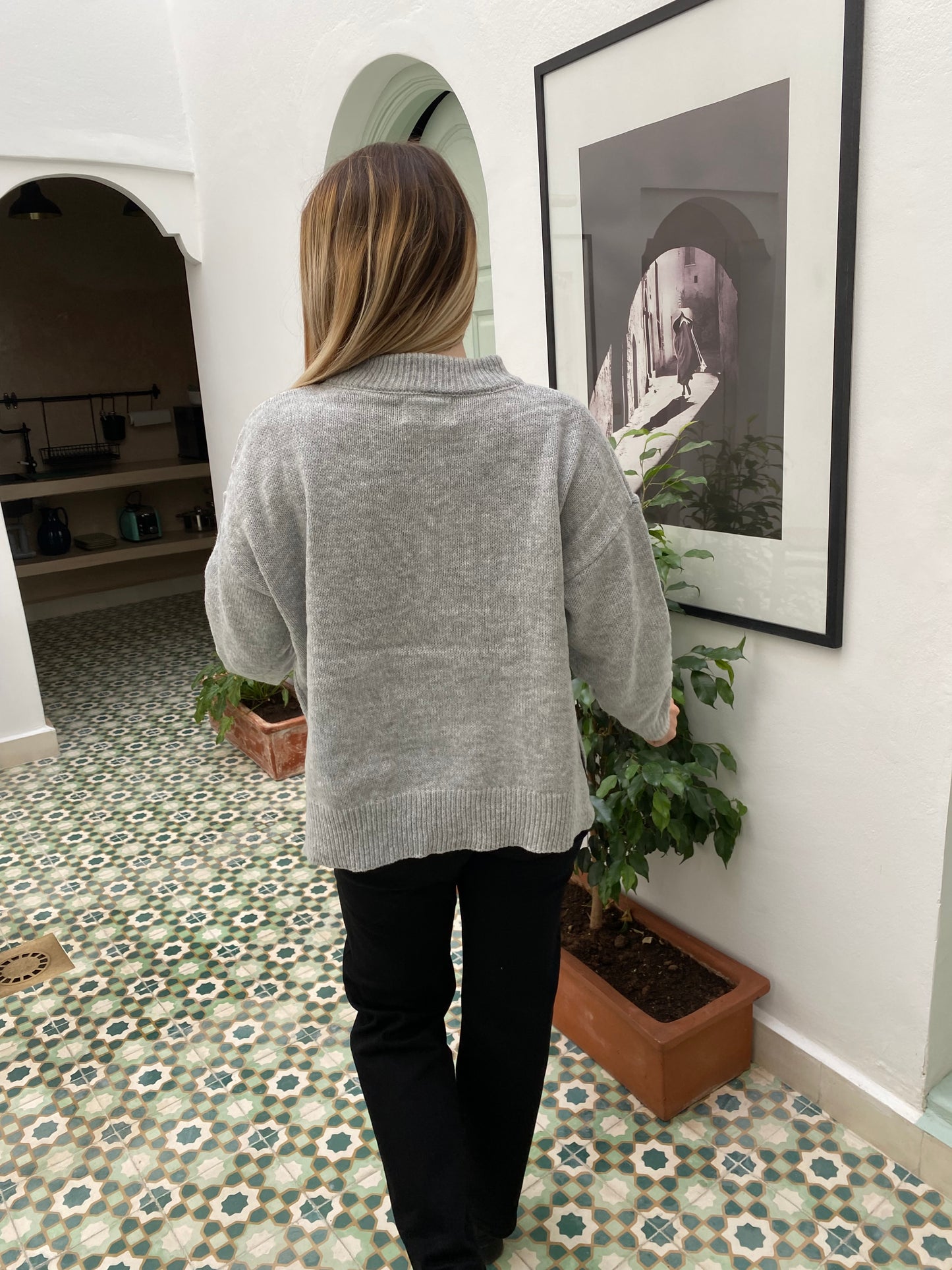 Pull AMOUR Gris