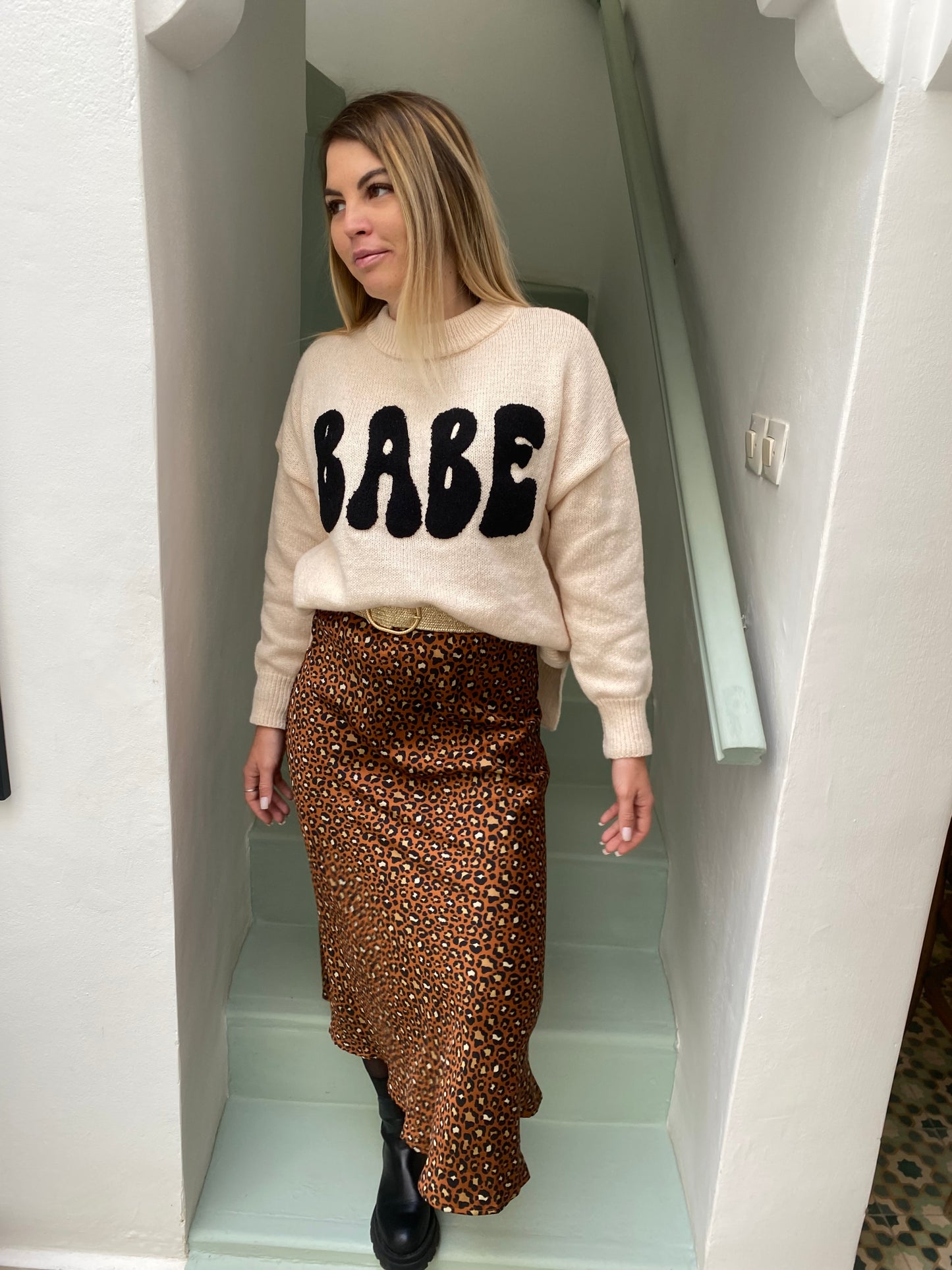 Pull BABE Écru