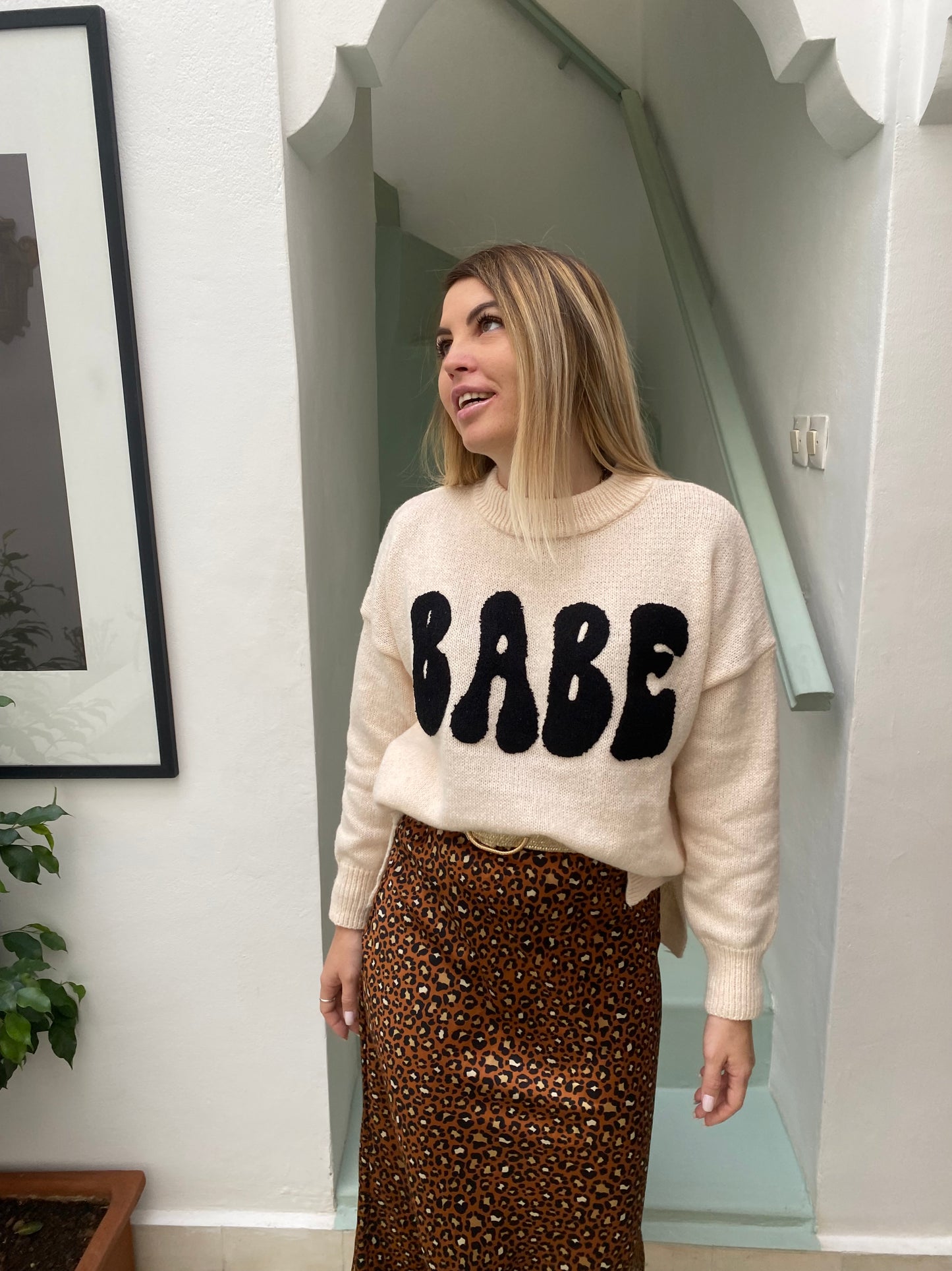 Pull BABE Écru