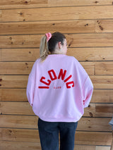 Sweat ICONIC Rose + Rouge