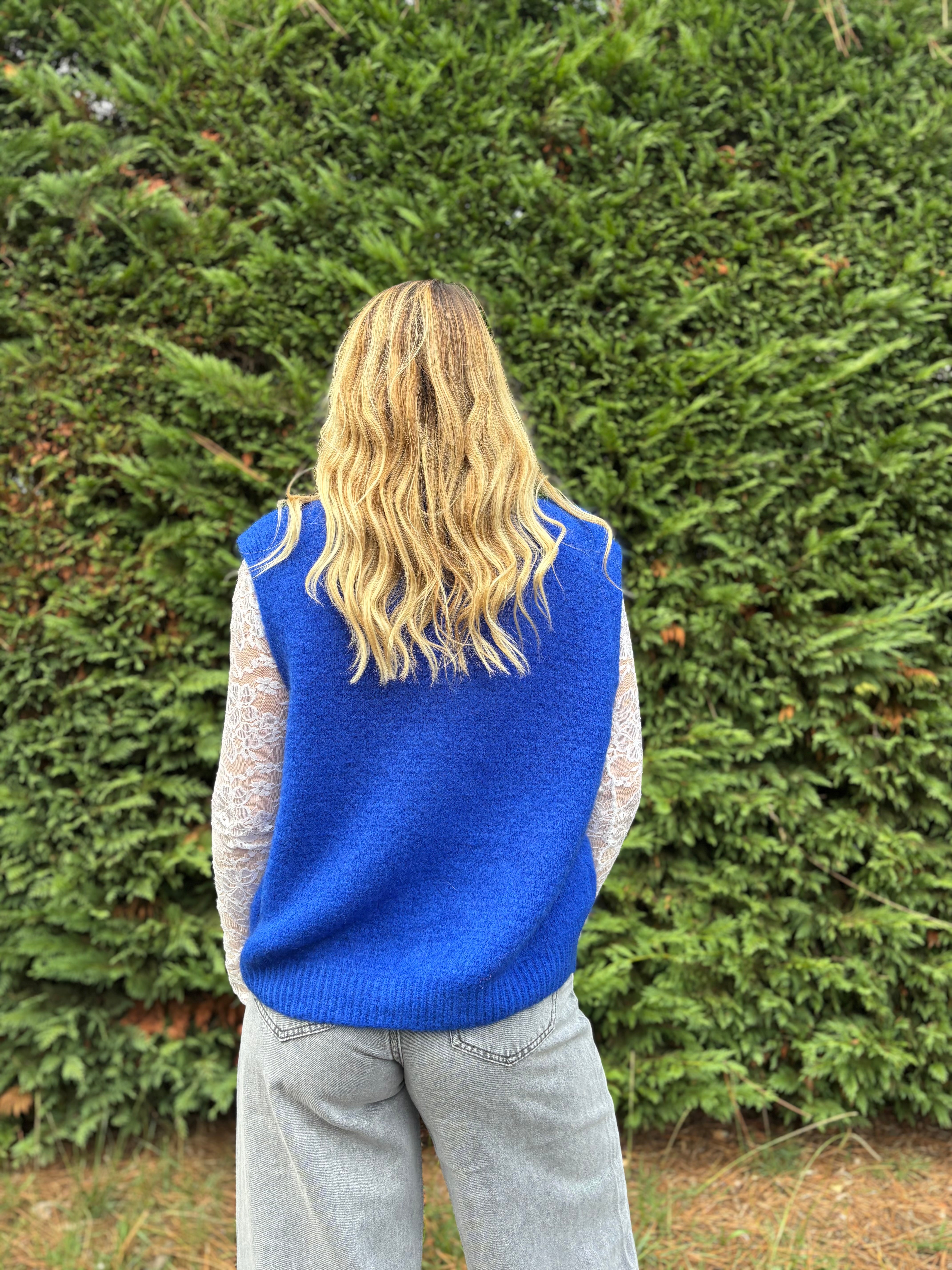 10 - Gilet TOM - Bleu électrique