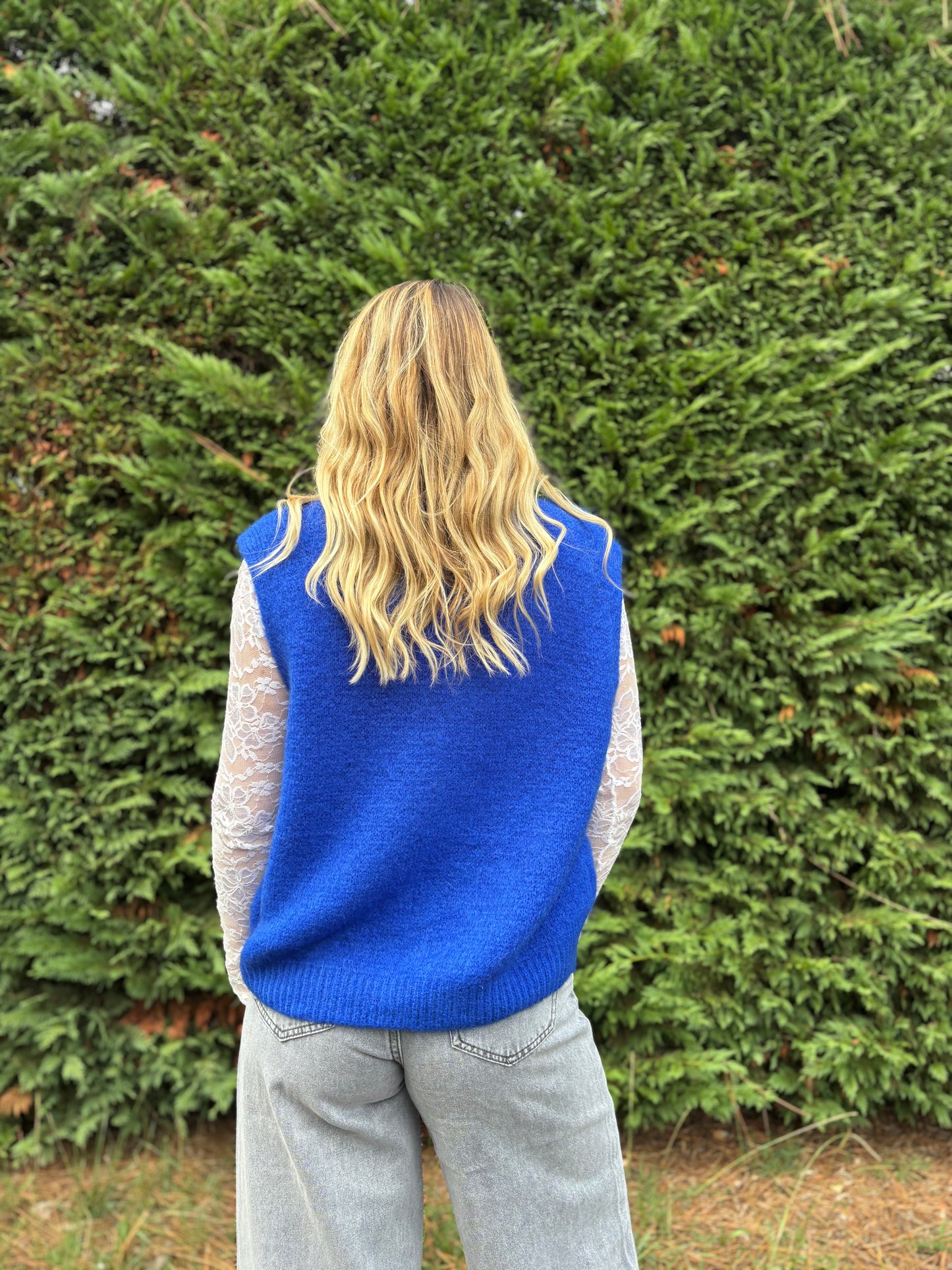 10 - Gilet TOM - Bleu électrique