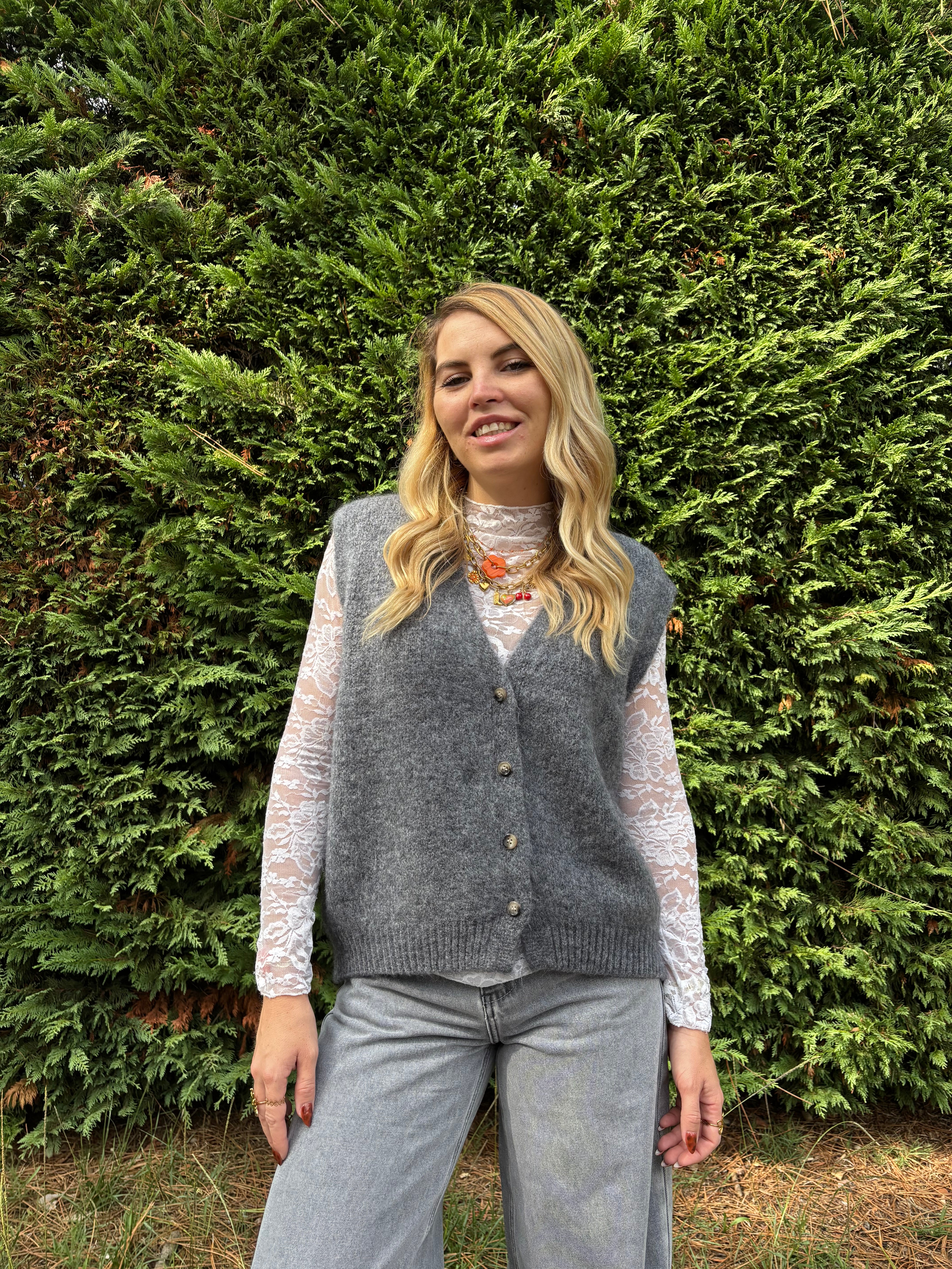 1 - Gilet TOM - Gris