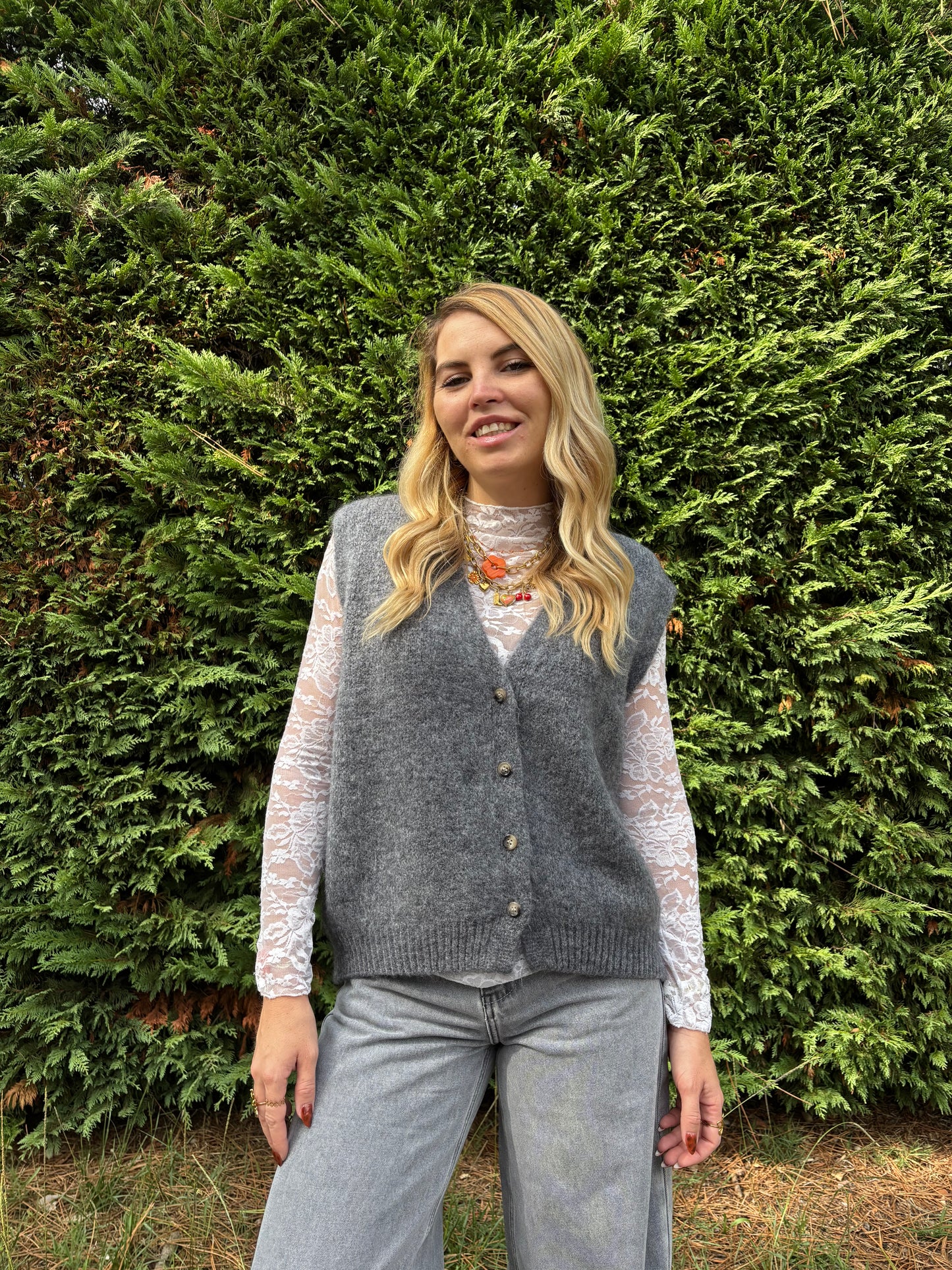 1 - Gilet TOM - Gris