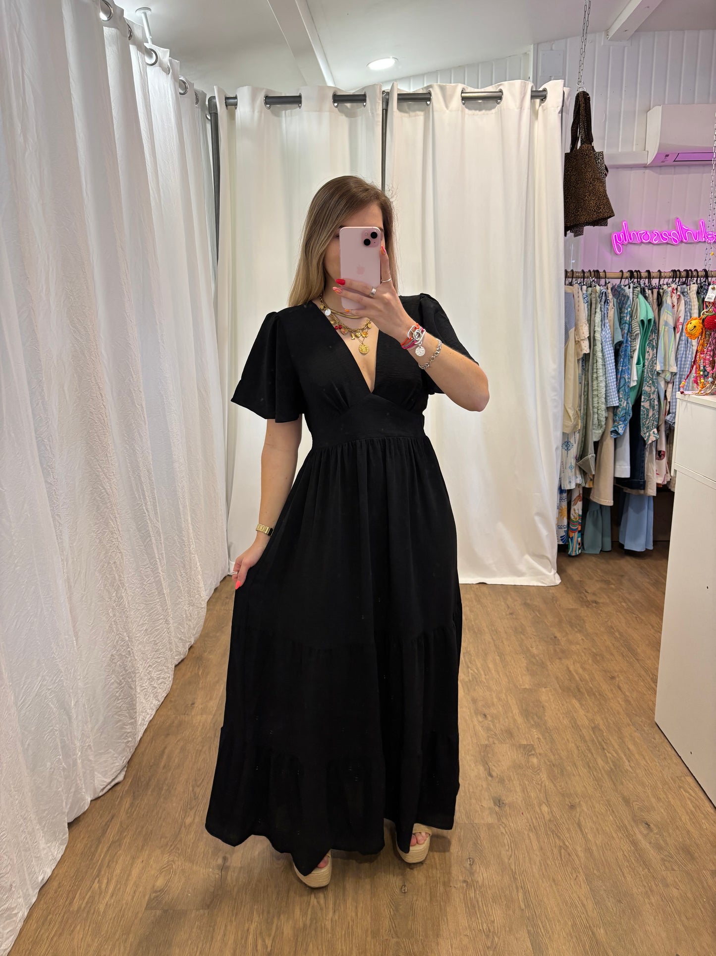 Robe longue EMMA Noir