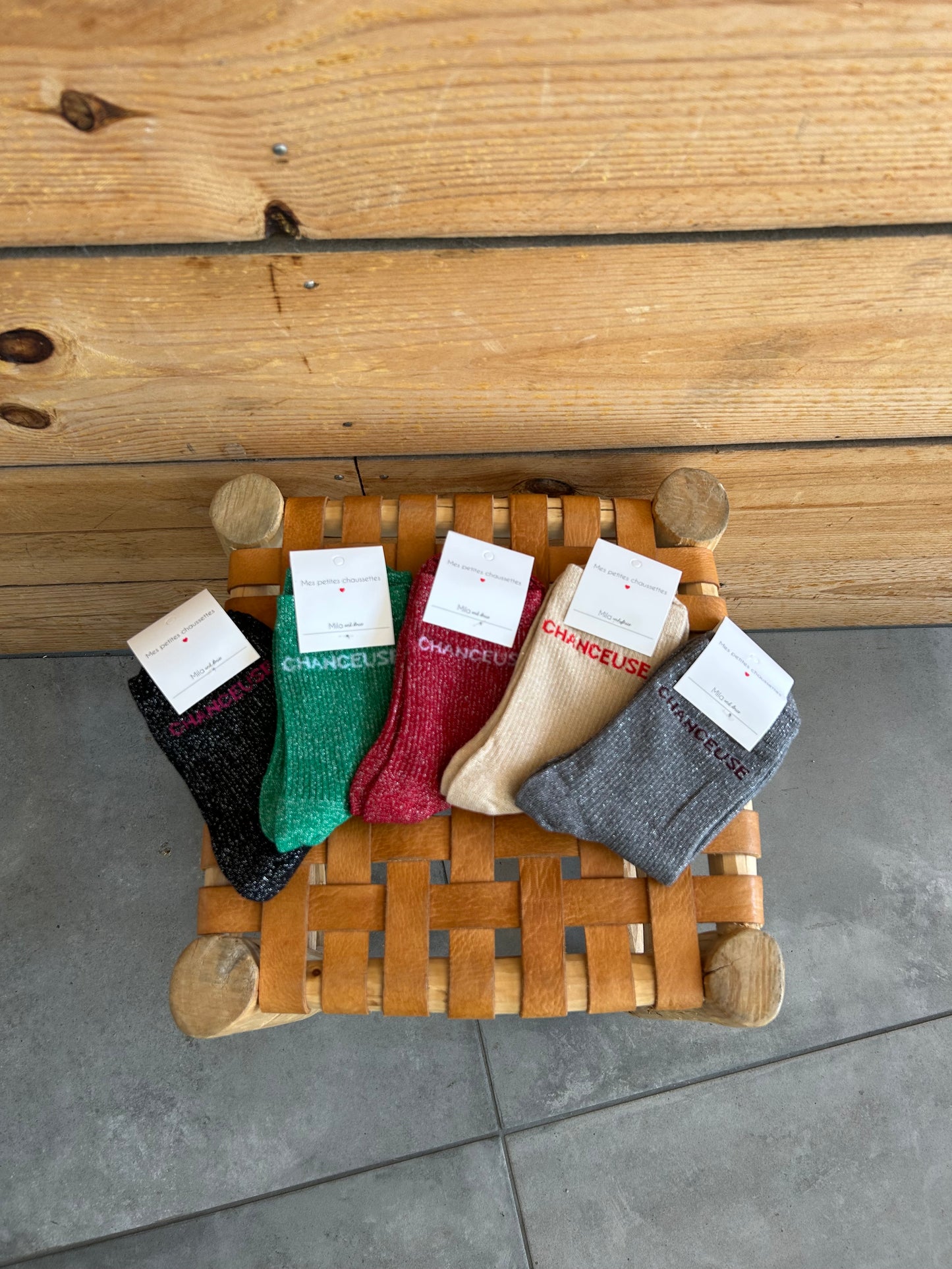 Chaussettes CHANCEUSE montantes