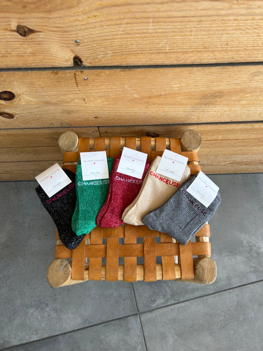 Chaussettes CHANCEUSE montantes