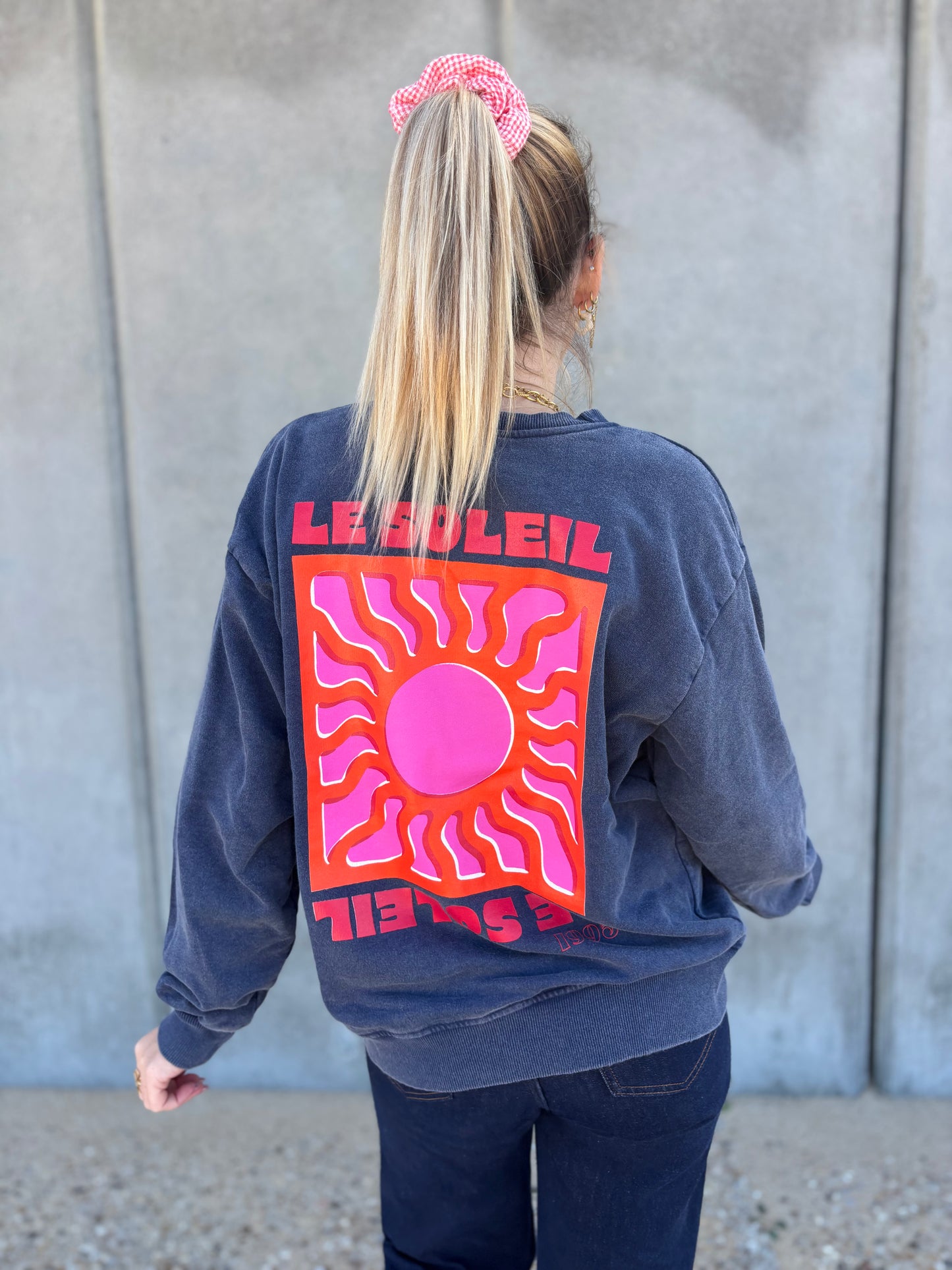 Sweat SOLEIL Bleu marine