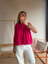 Top CARLA Fushia