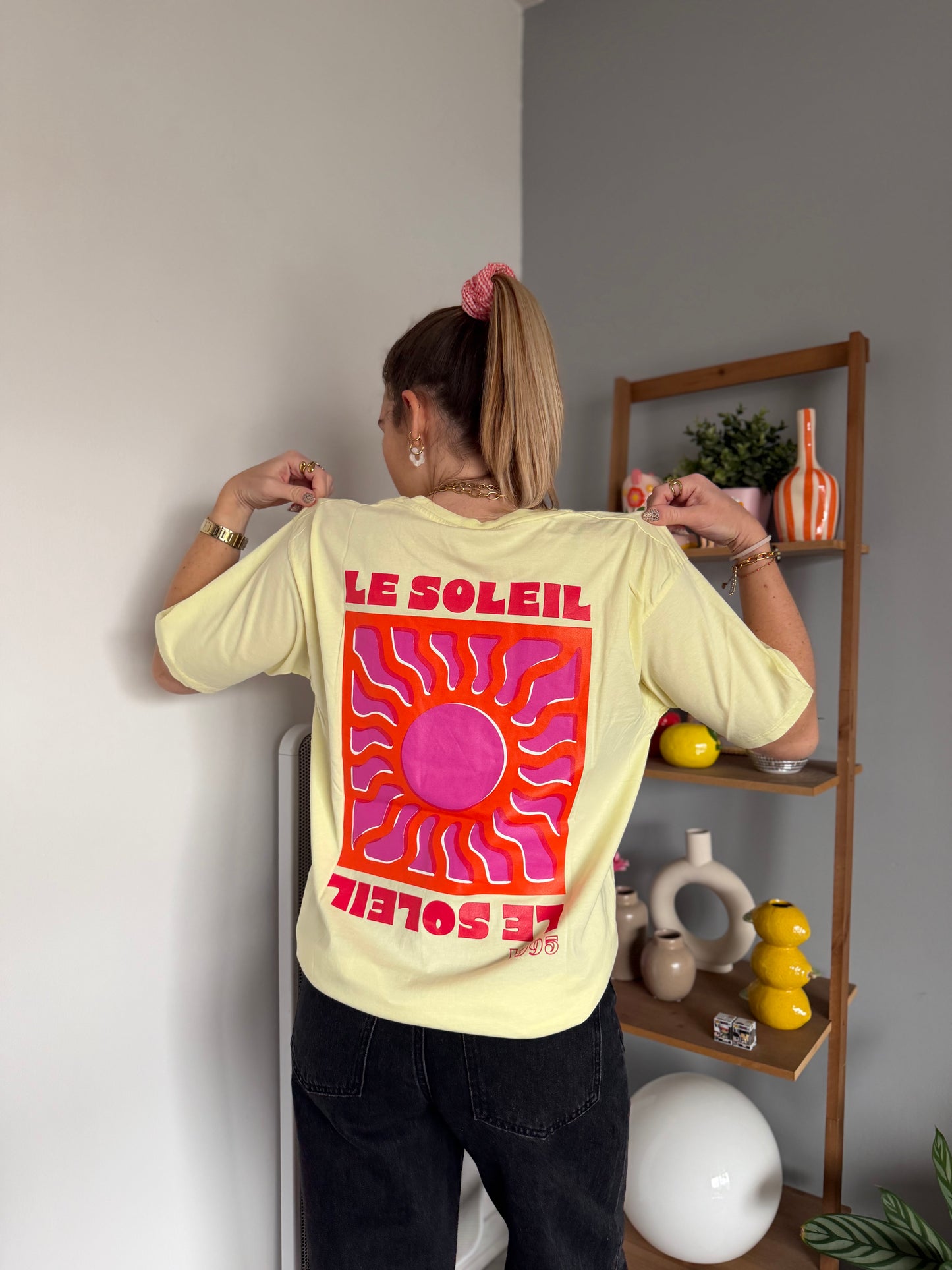 T-shirt SOLEIL Jaune