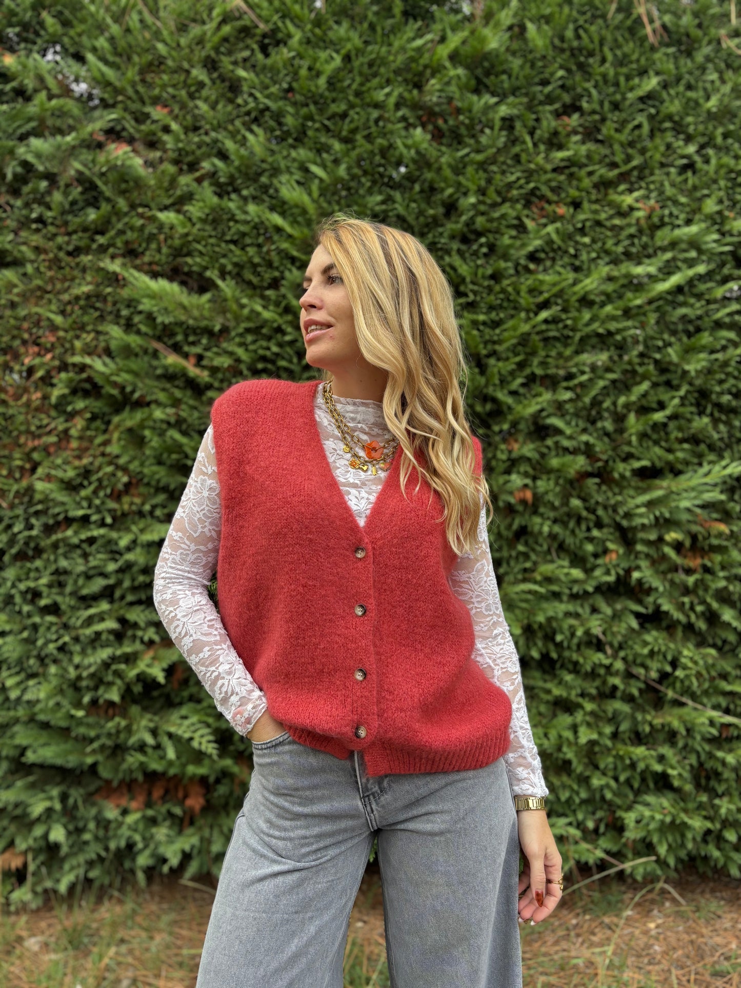 49 - Gilet TOM - Terracotta