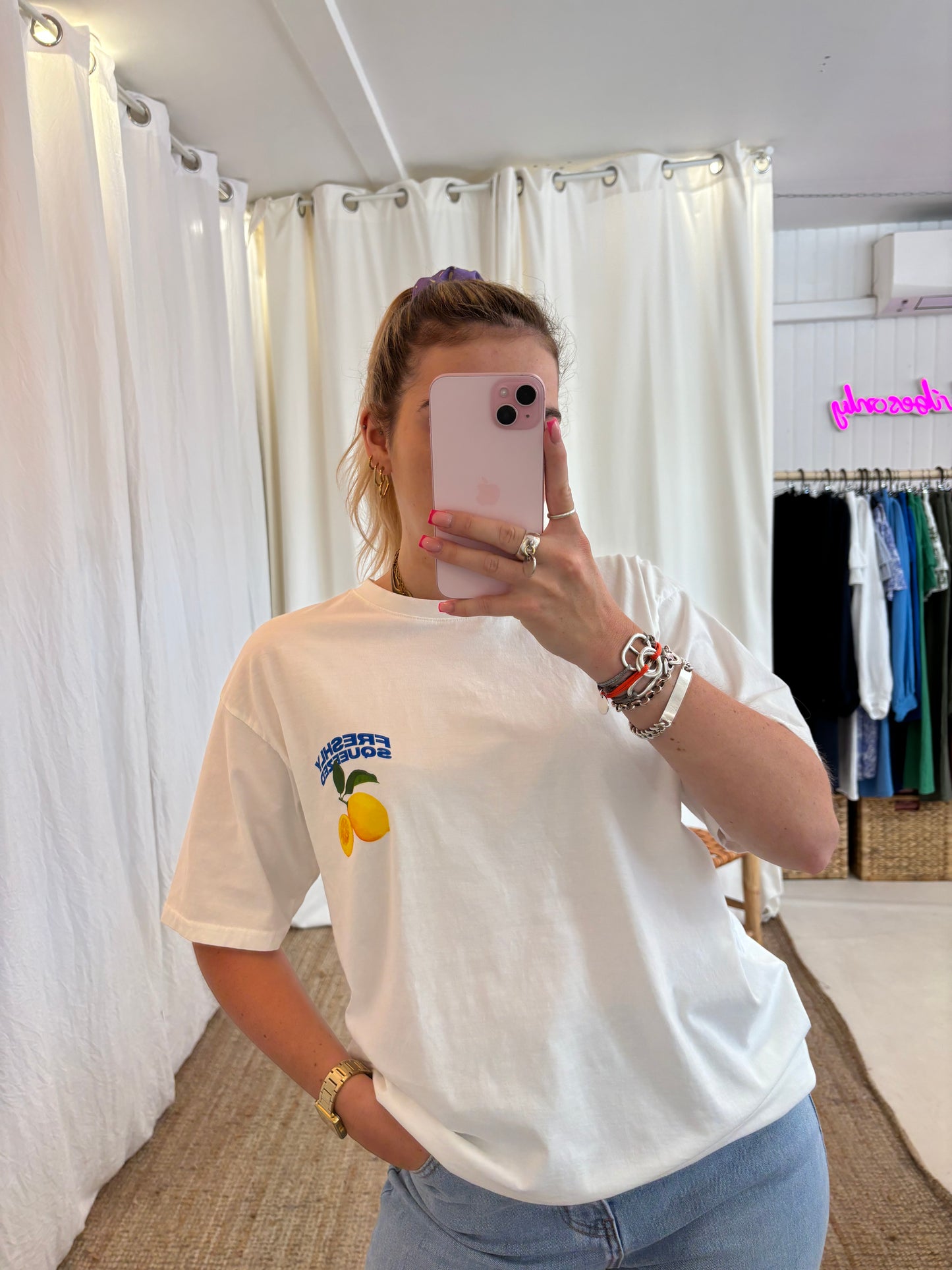 T-shirt CITRON Blanc