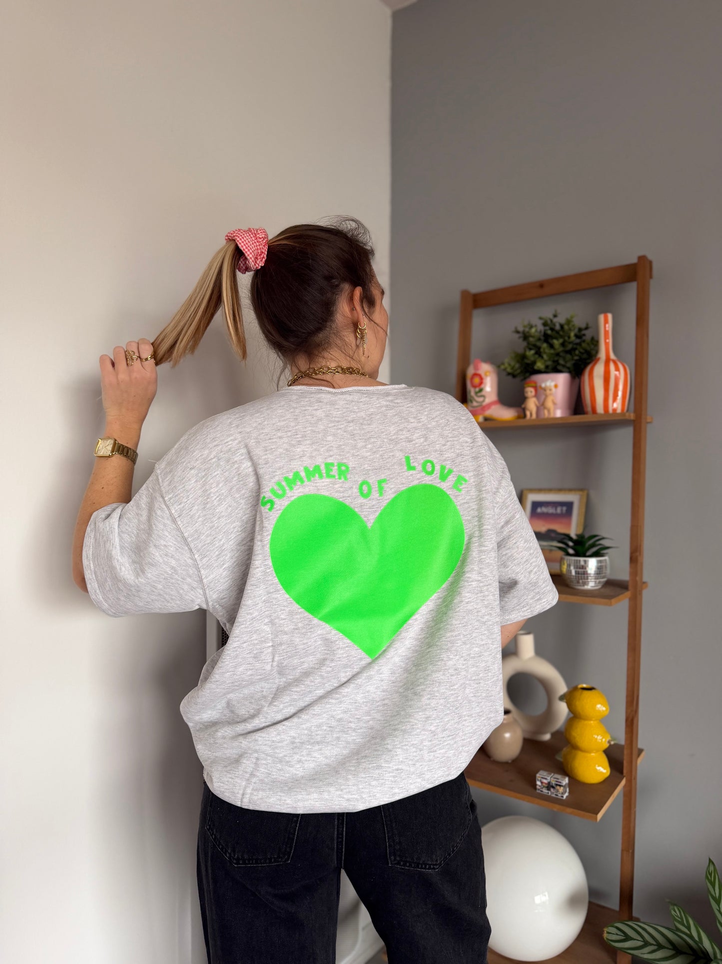 Sweat SUMMER OF LOVE Gris