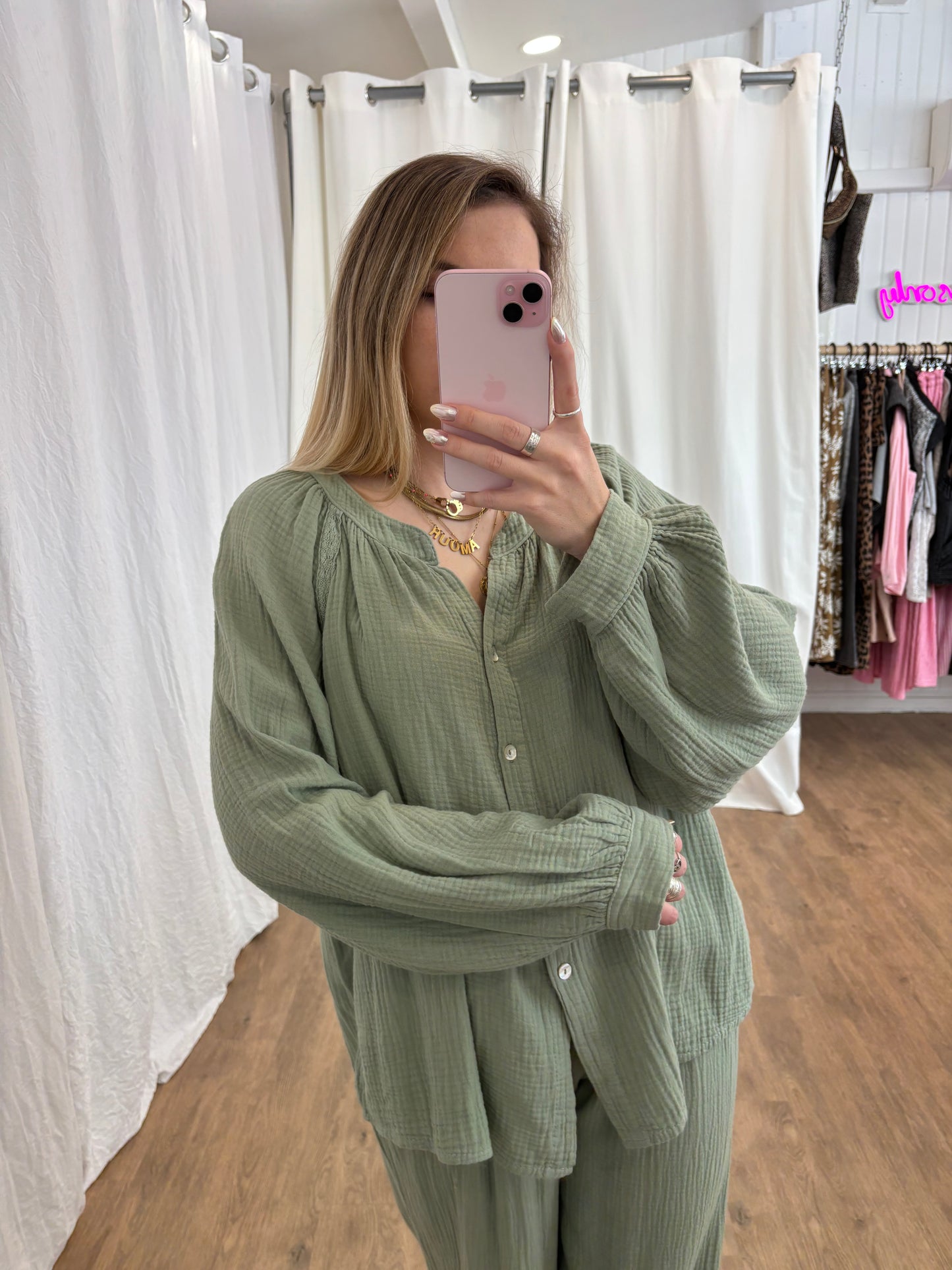 Blouse LYA Kaki clair