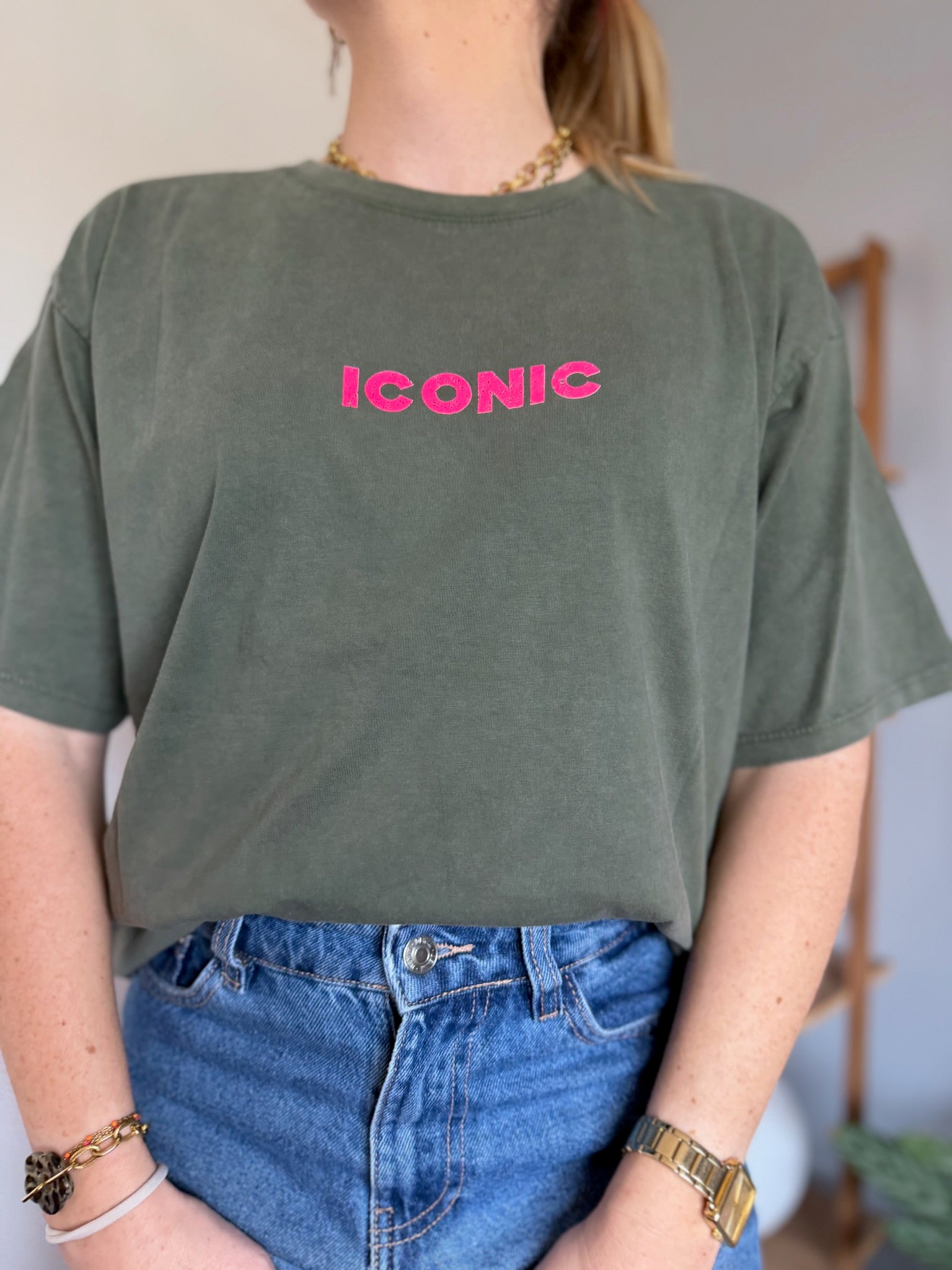 T-shirt ICONIC Kaki