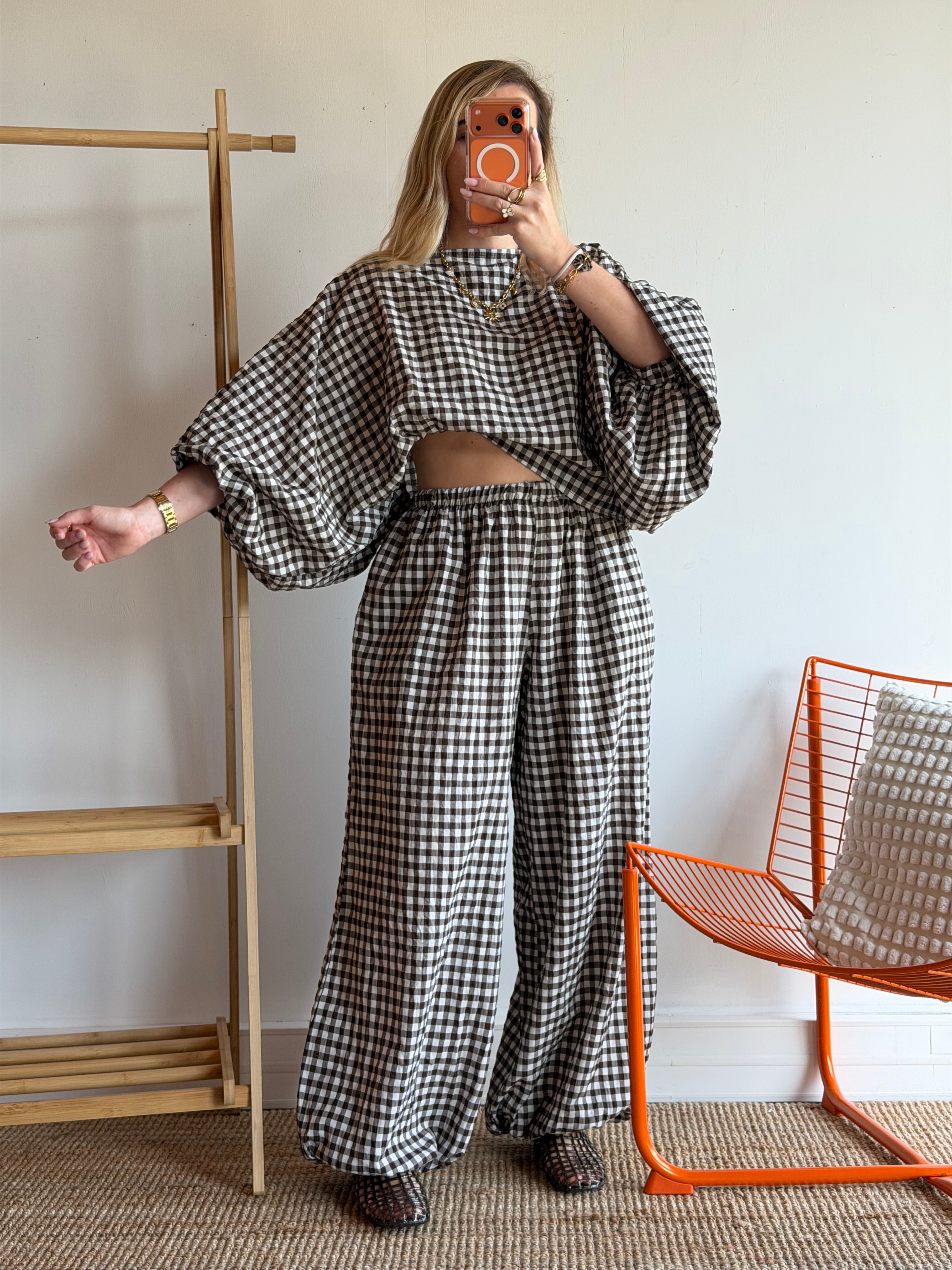 Pantalon DIANE Chocolat
